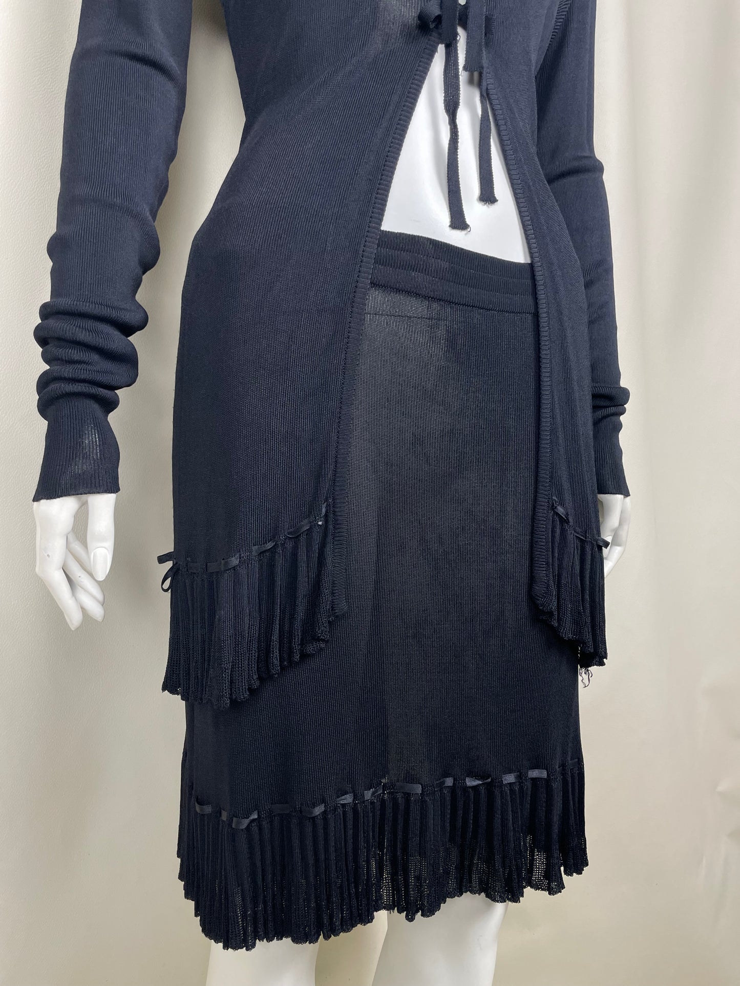 Claude Montana 1980’s Heavy Knit Set (M)