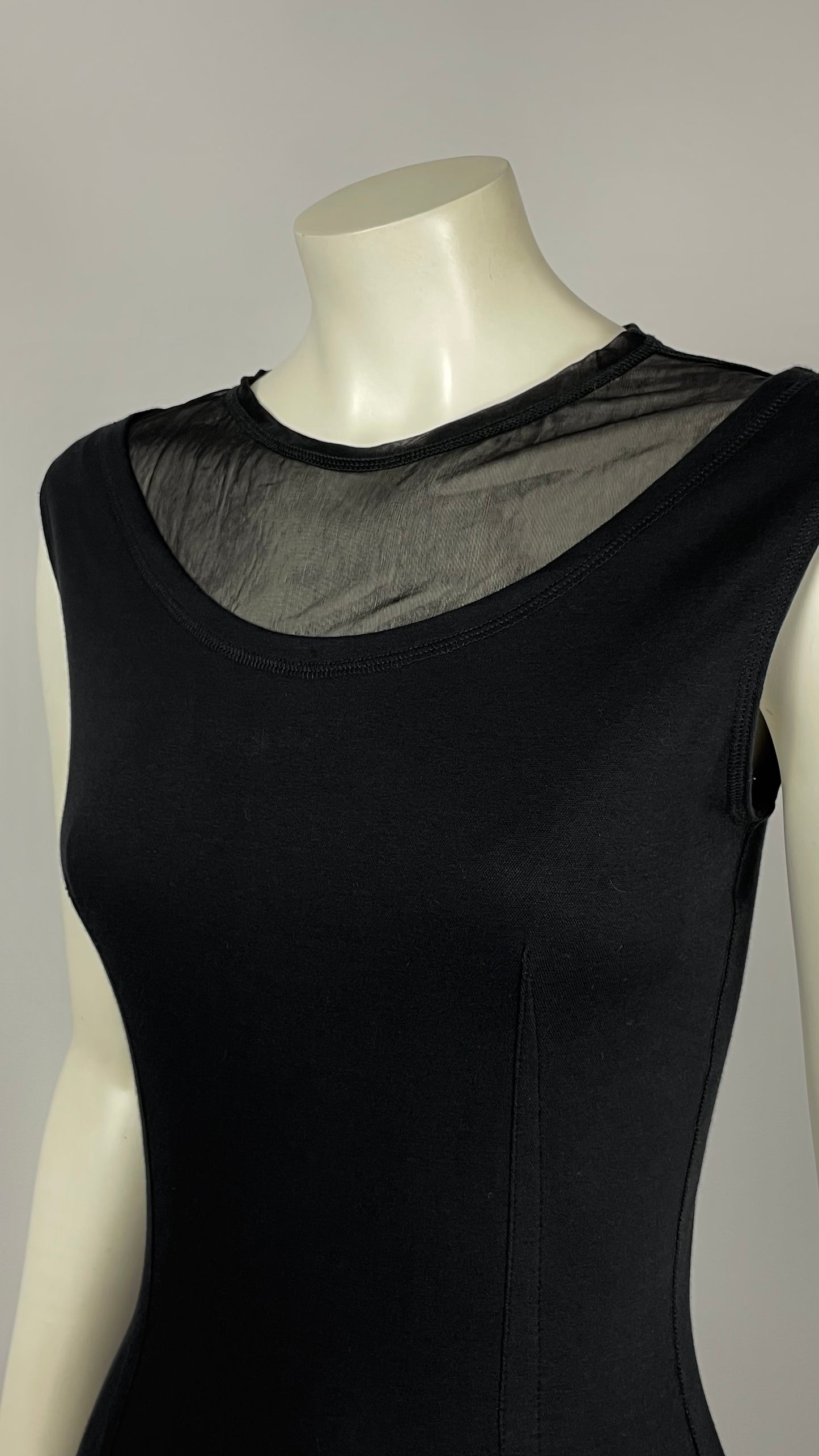 Dolce & Gabbana Early 1990’s  Sheath Double Layer Dress