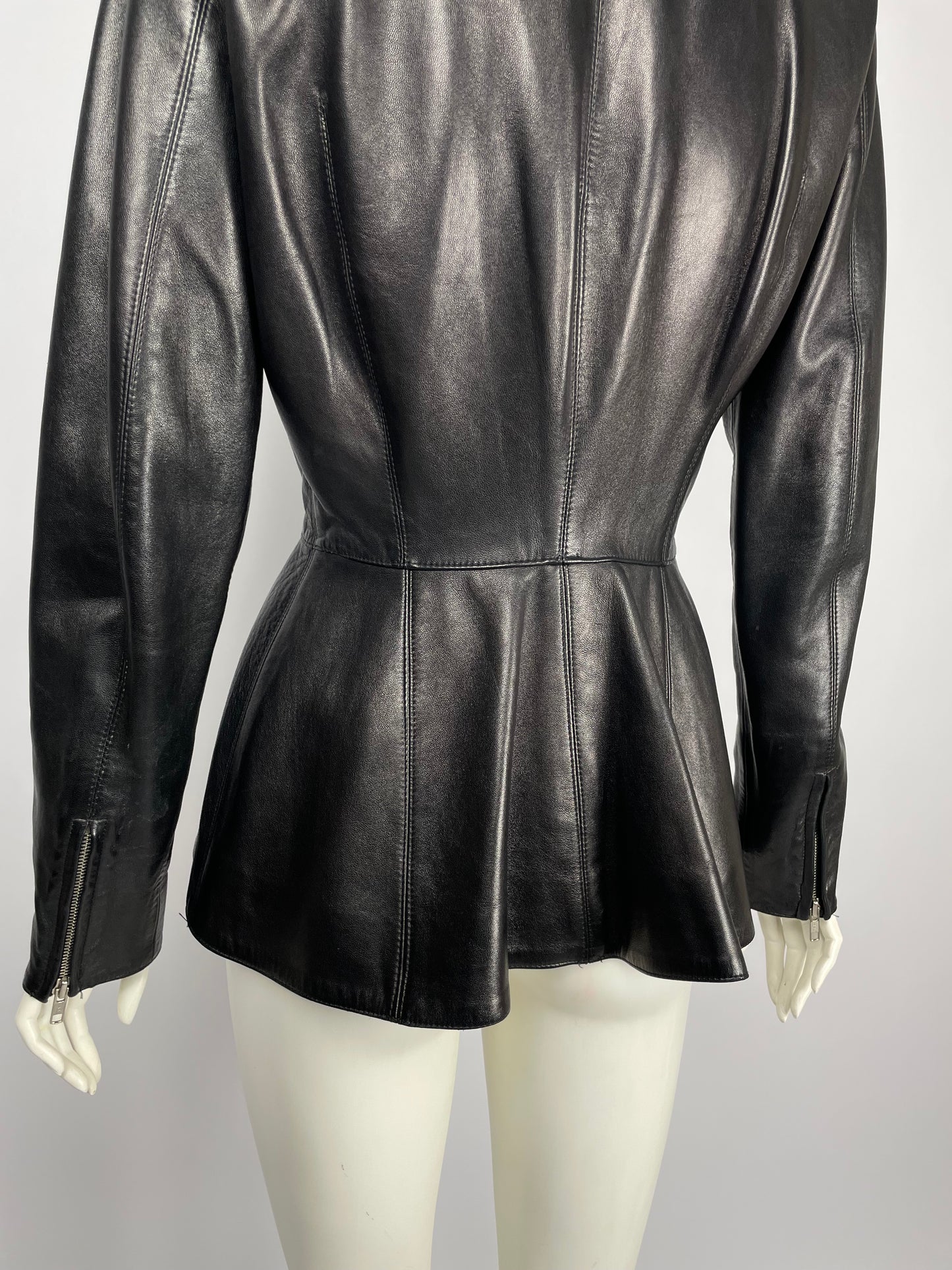 Claude Montana F/W 1992 Ideal Cuirs Leather Jacket