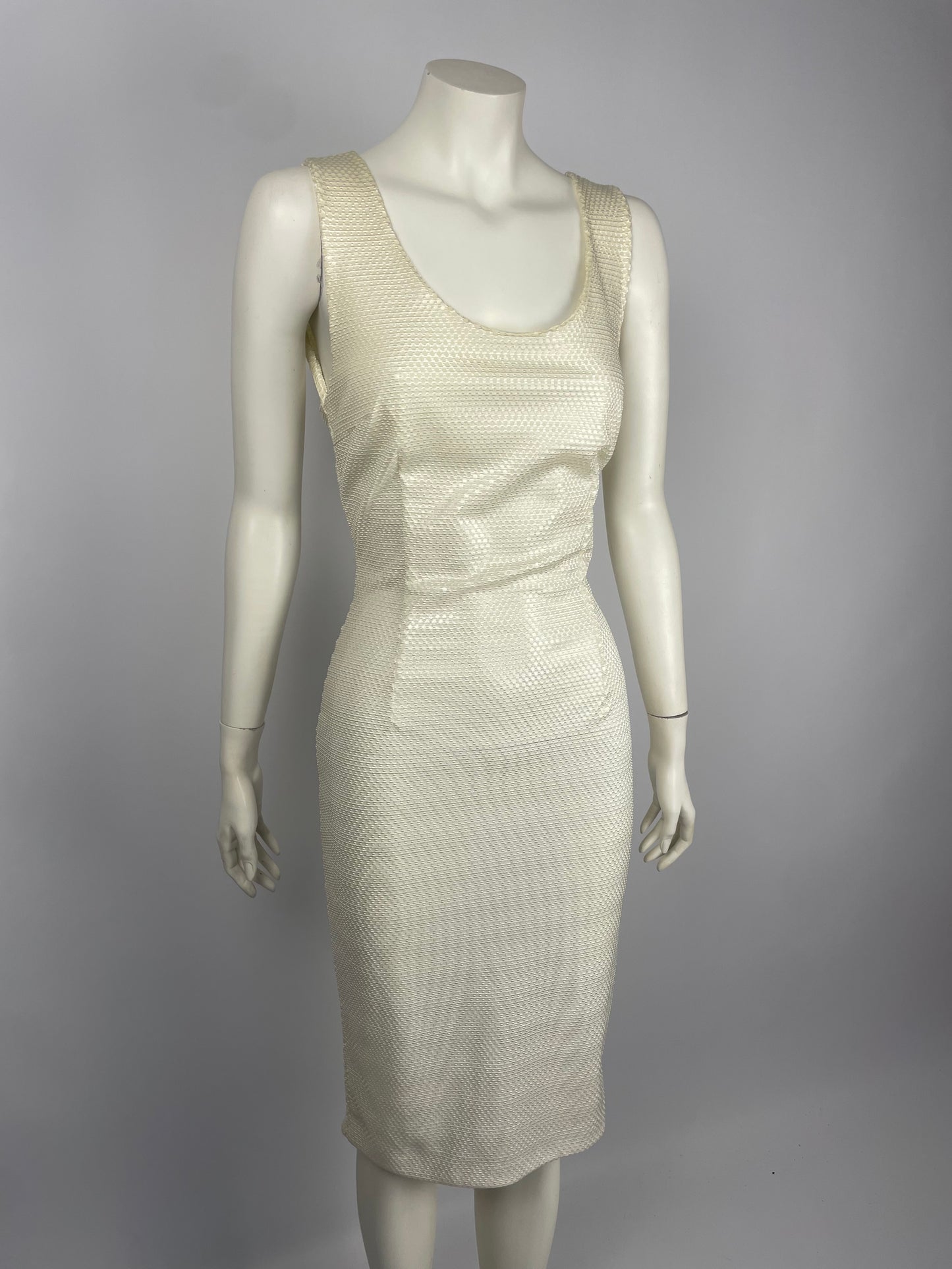 Dolce & Gabbana 1990’s Foil Effect Sheath Dress