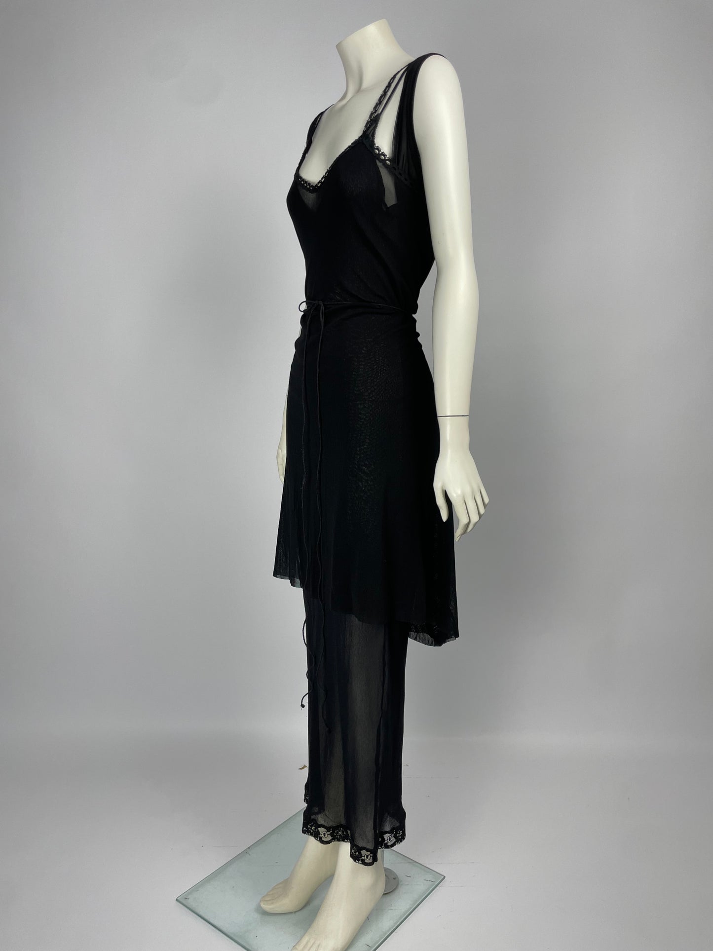 Jean Paul Gaultier Mesh Maxi Dress