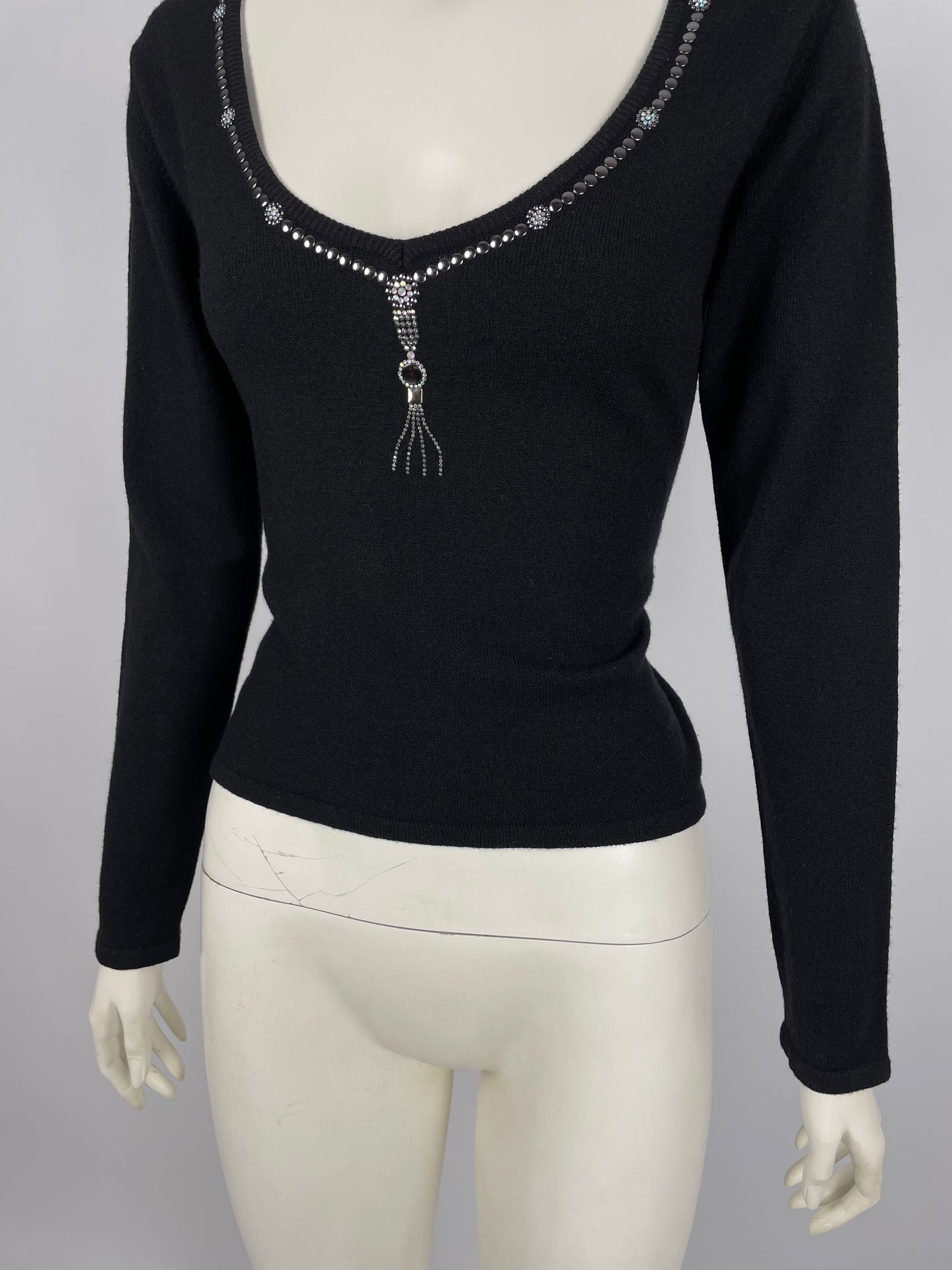Claude Montana late 1990’s wide neckline top.