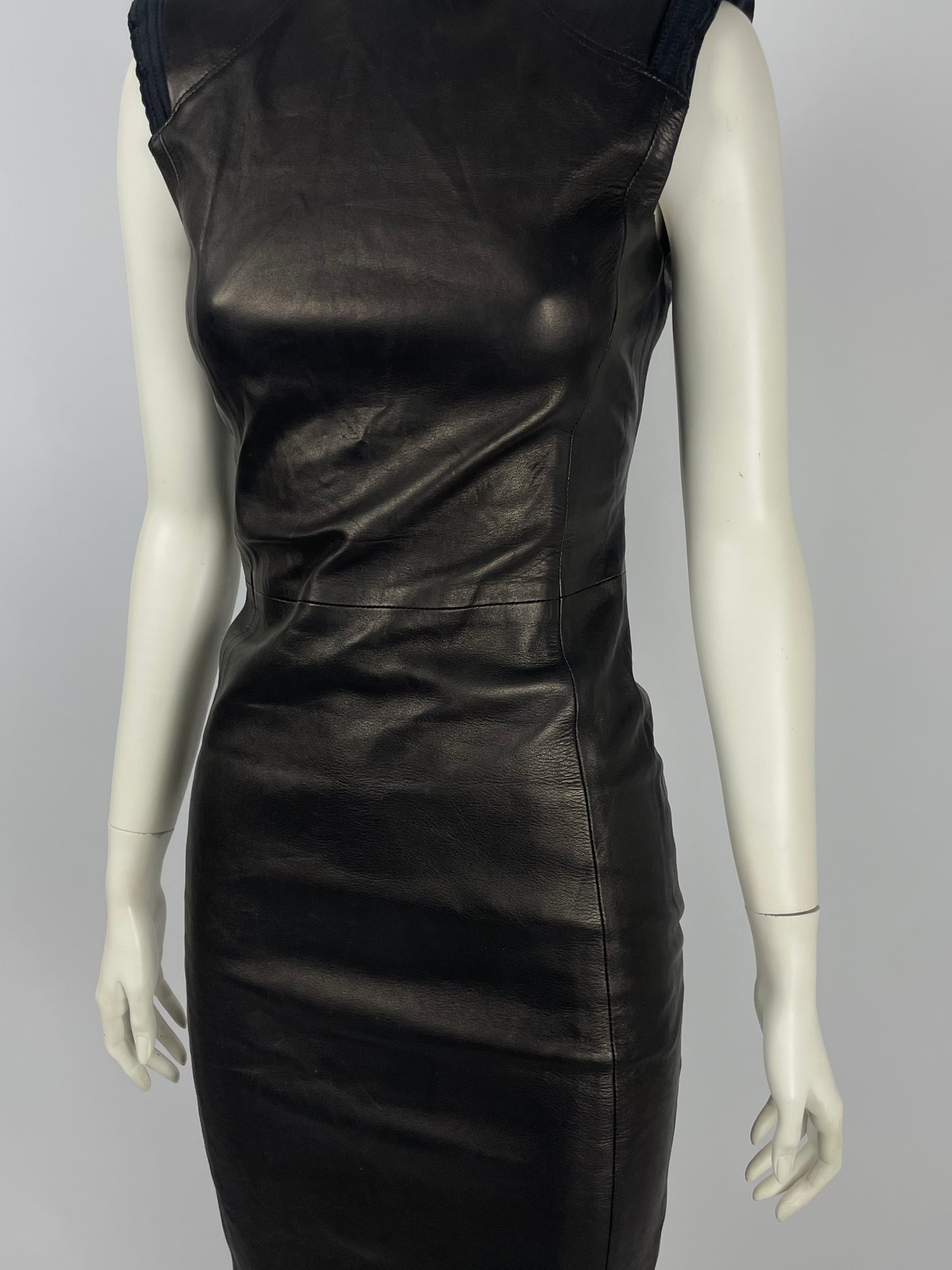 Gianni Versace F/W 2001 Leather Dress