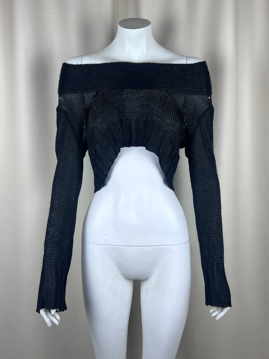 Ann Demeulemeester  synthetic knit jumper (M)