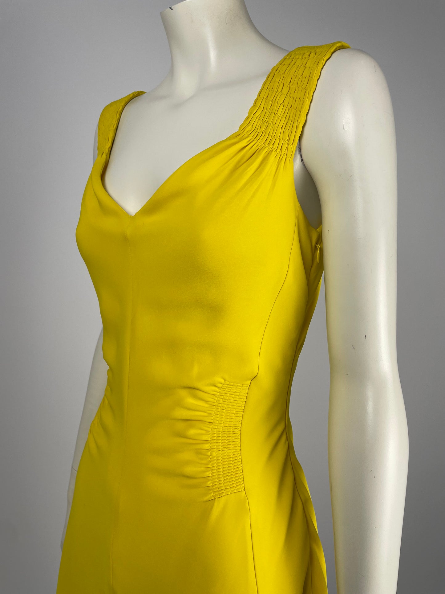 Dior by Maria Grazia Cruise 2017 yellow midi dress