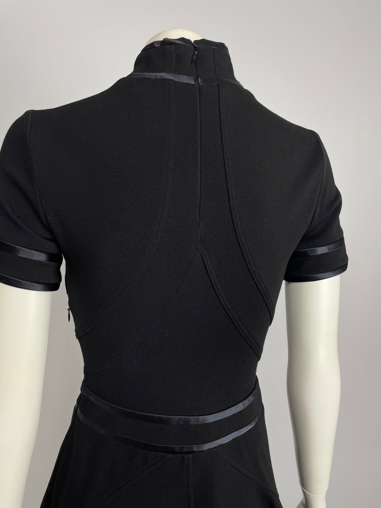 Givenchy 2012 Heavy knit flared dress