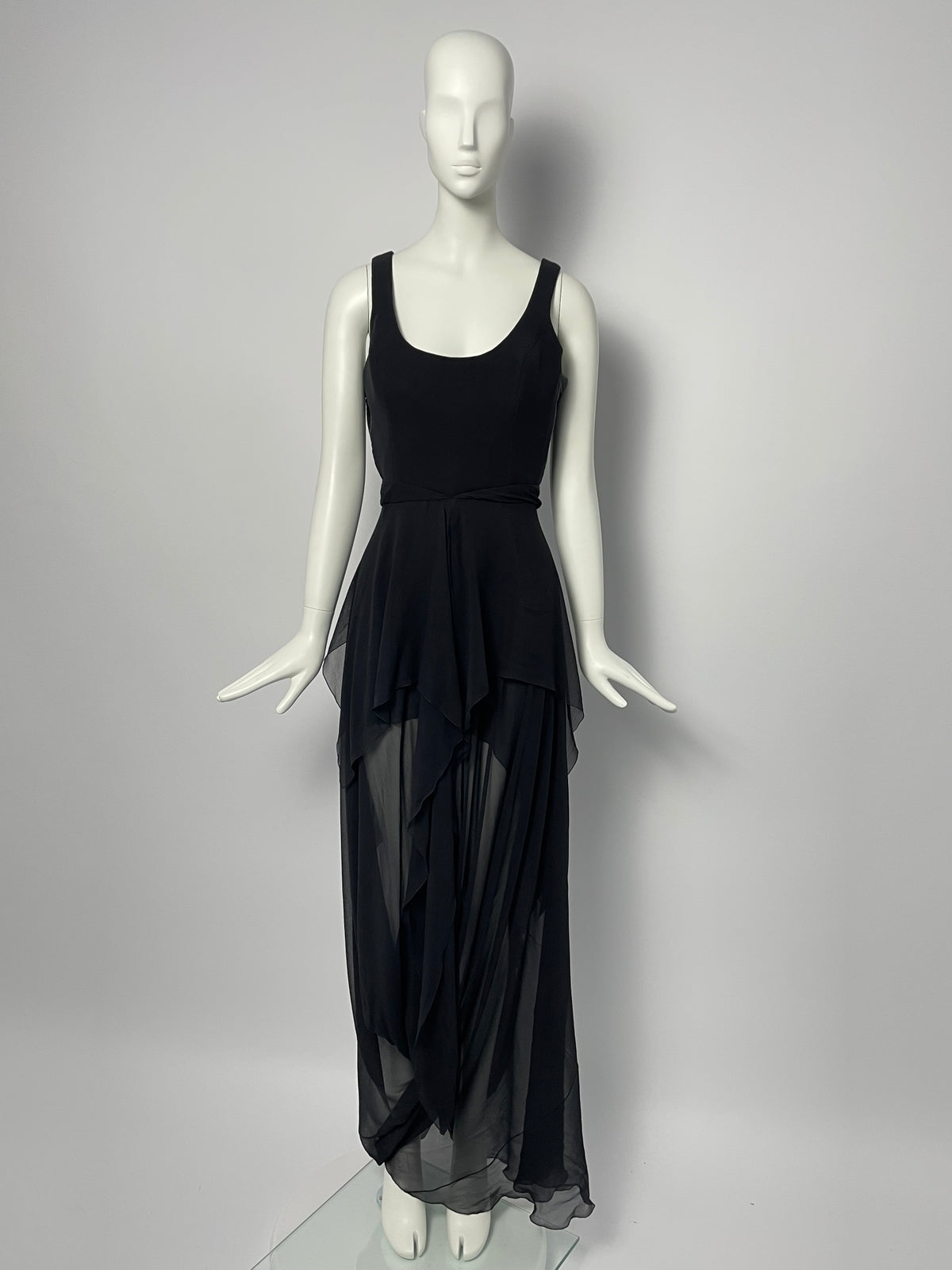 Calvin Klein 1990's silk maxi dress