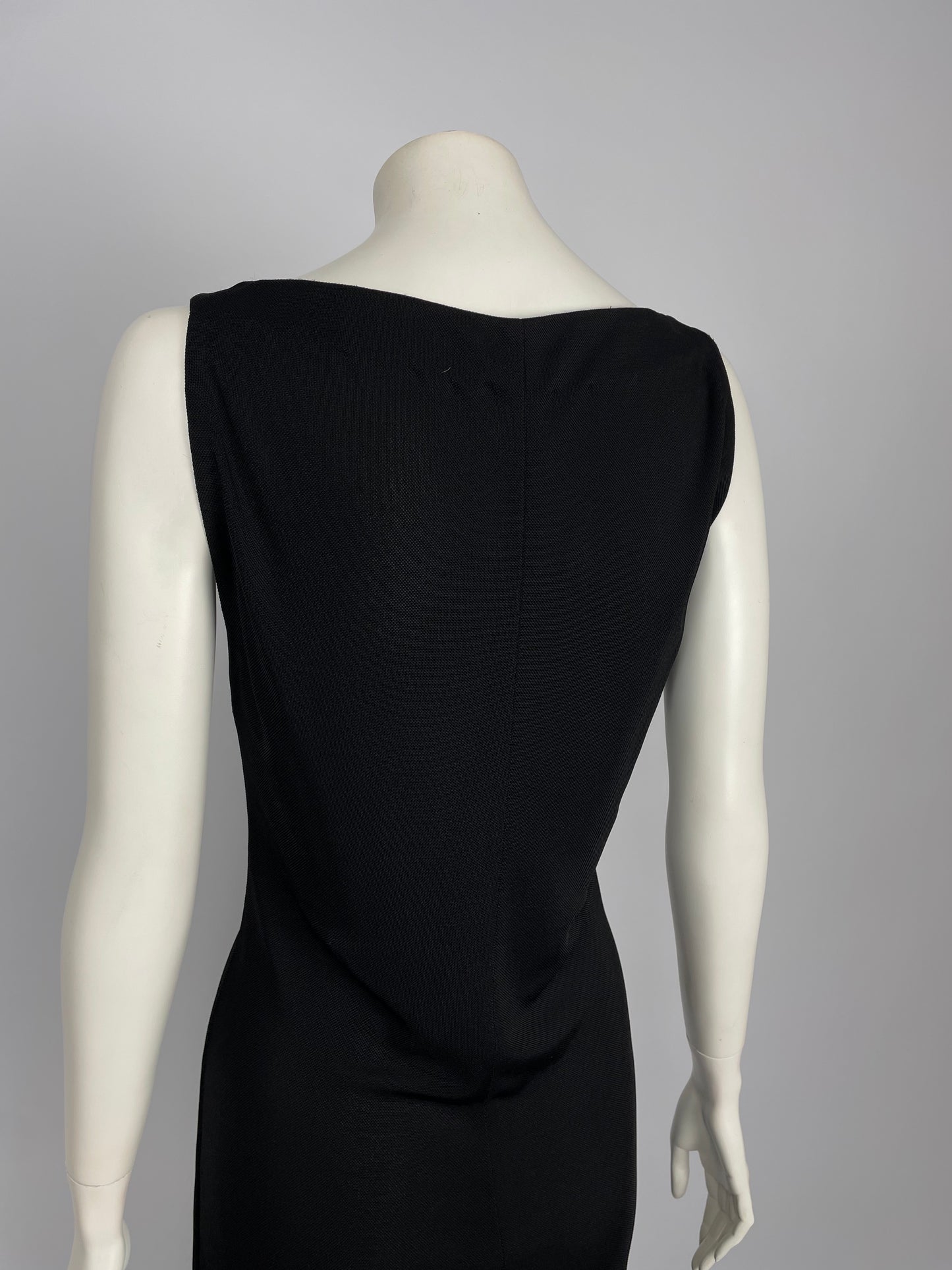 Gianni Versace early 2000’s knit maxi dress logo.