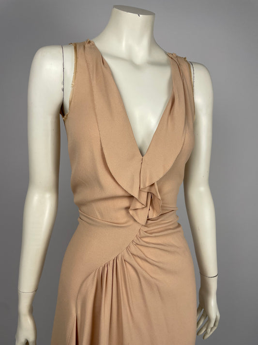 Prada S/S 2007 pink maxi dress.