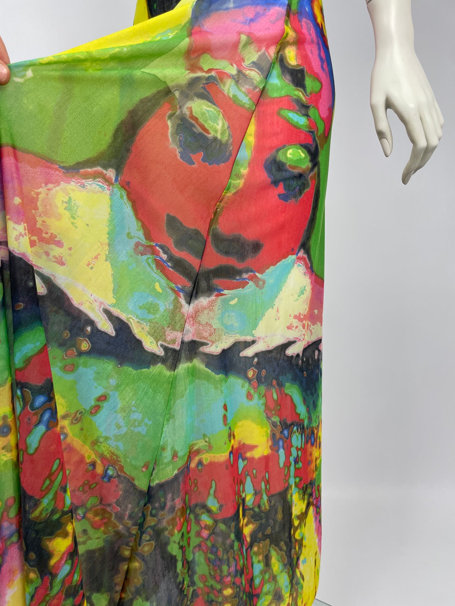 Jean Paul Gaultier S/S 2000 maxi mesh dress