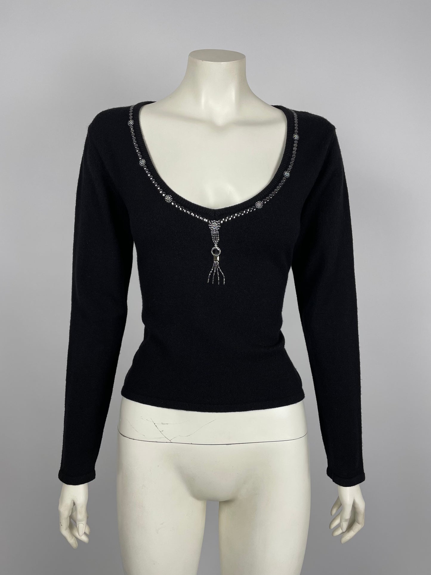 Claude Montana late 1990’s wide neckline top.