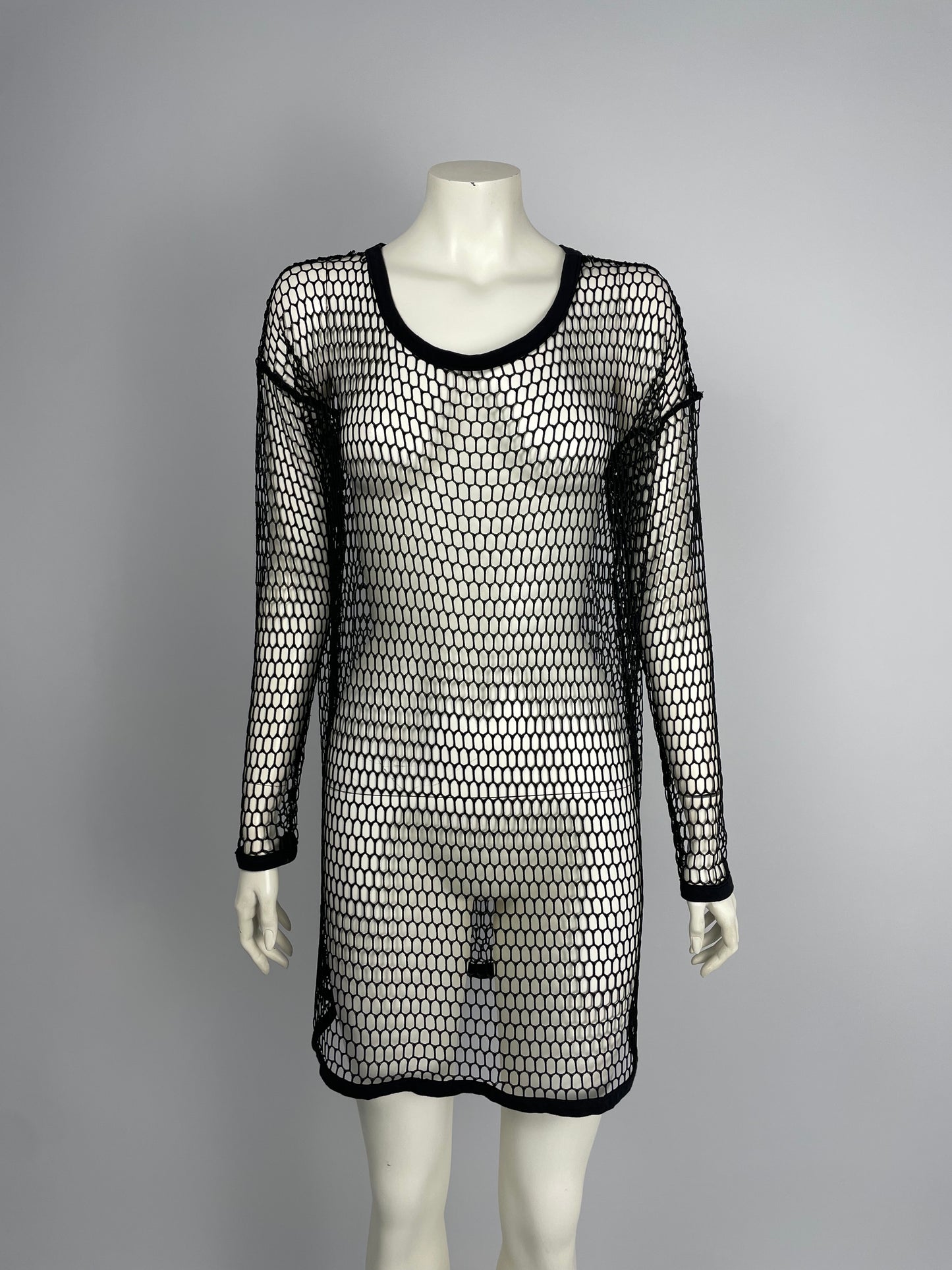 Dolce & Gabbana S/S 1997 net mini dress.