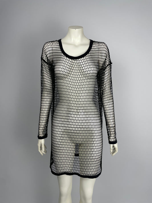 Dolce & Gabbana S/S 1997 net mini dress.