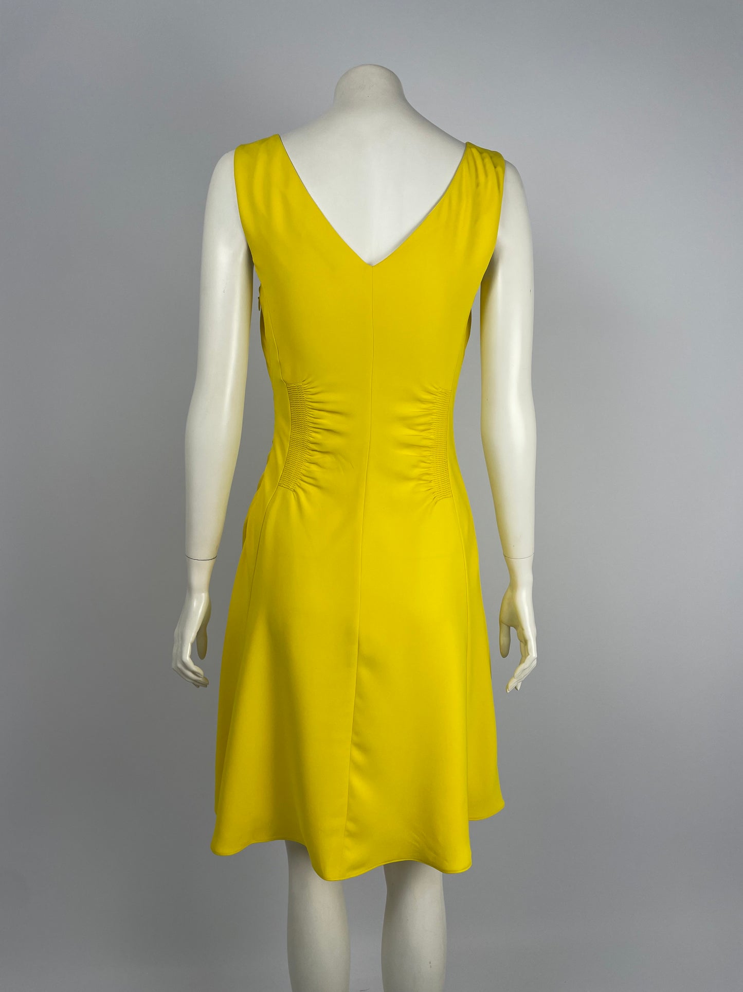 Dior by Maria Grazia Cruise 2017 yellow midi dress