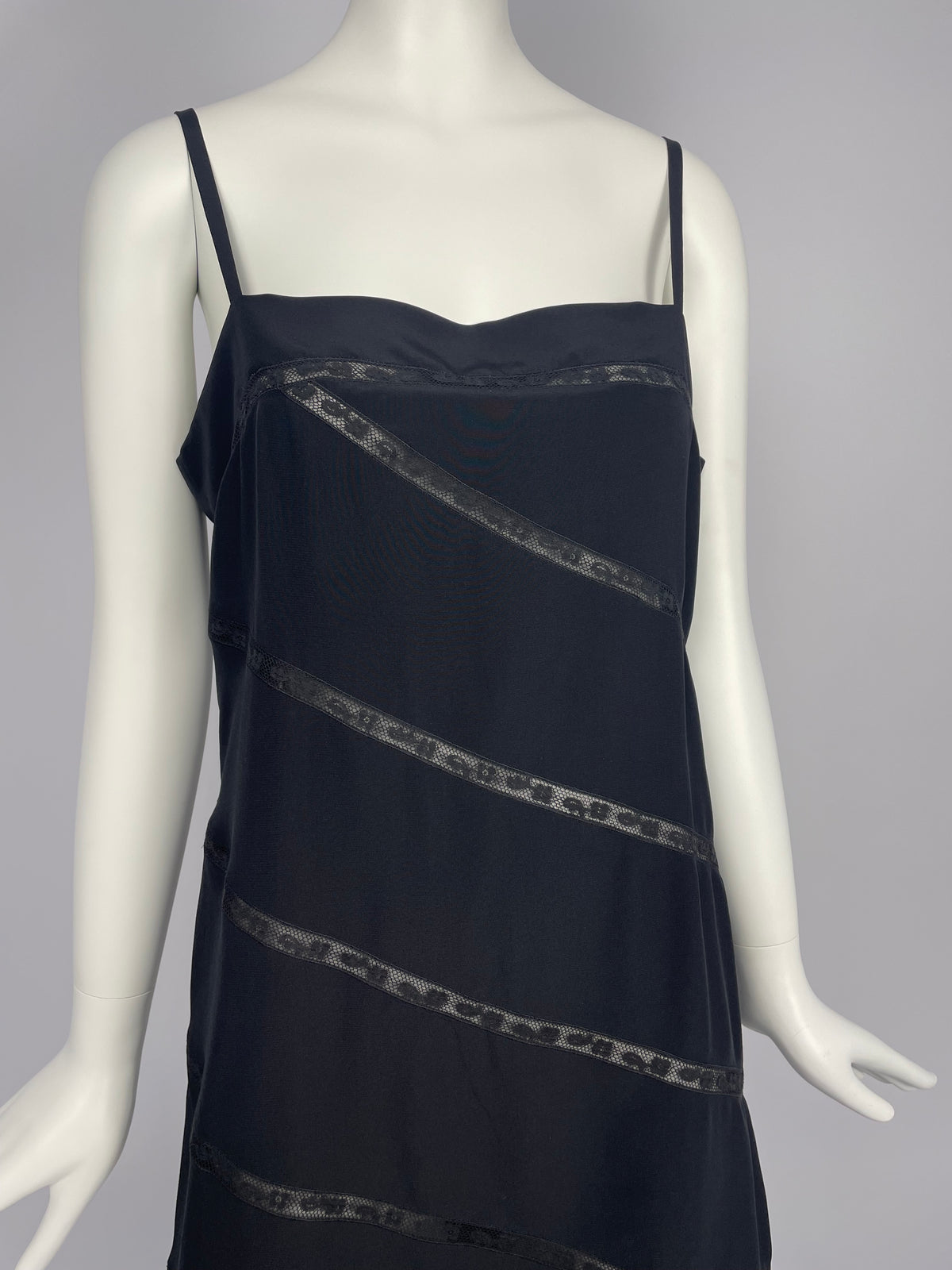 Chanel by Karl Lagerfeld S/S 1998 Bias cut sheath dress