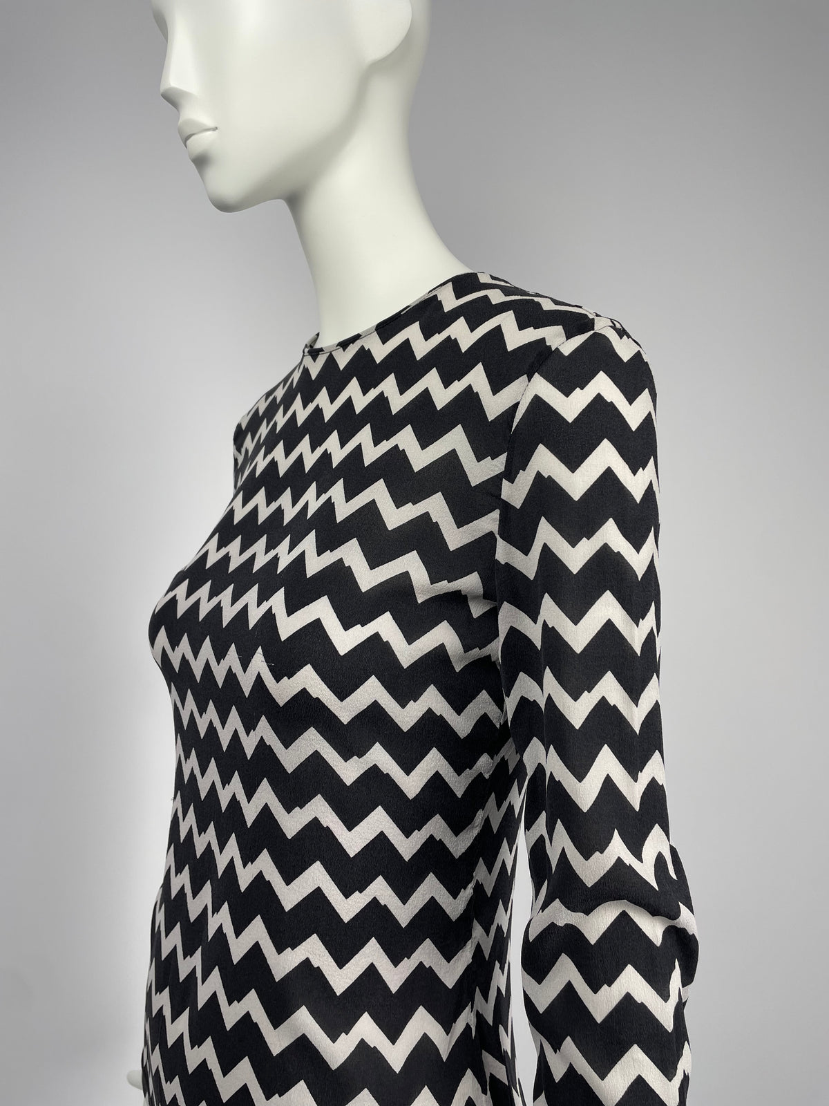 Gianni Versace 1990's stripes print top