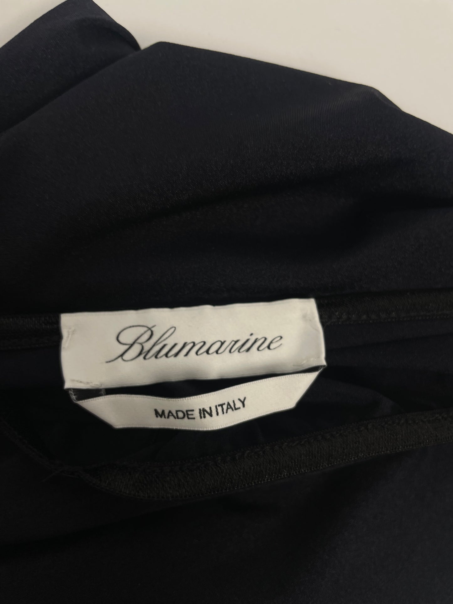 Blumarine 2000’s wide neckline gown