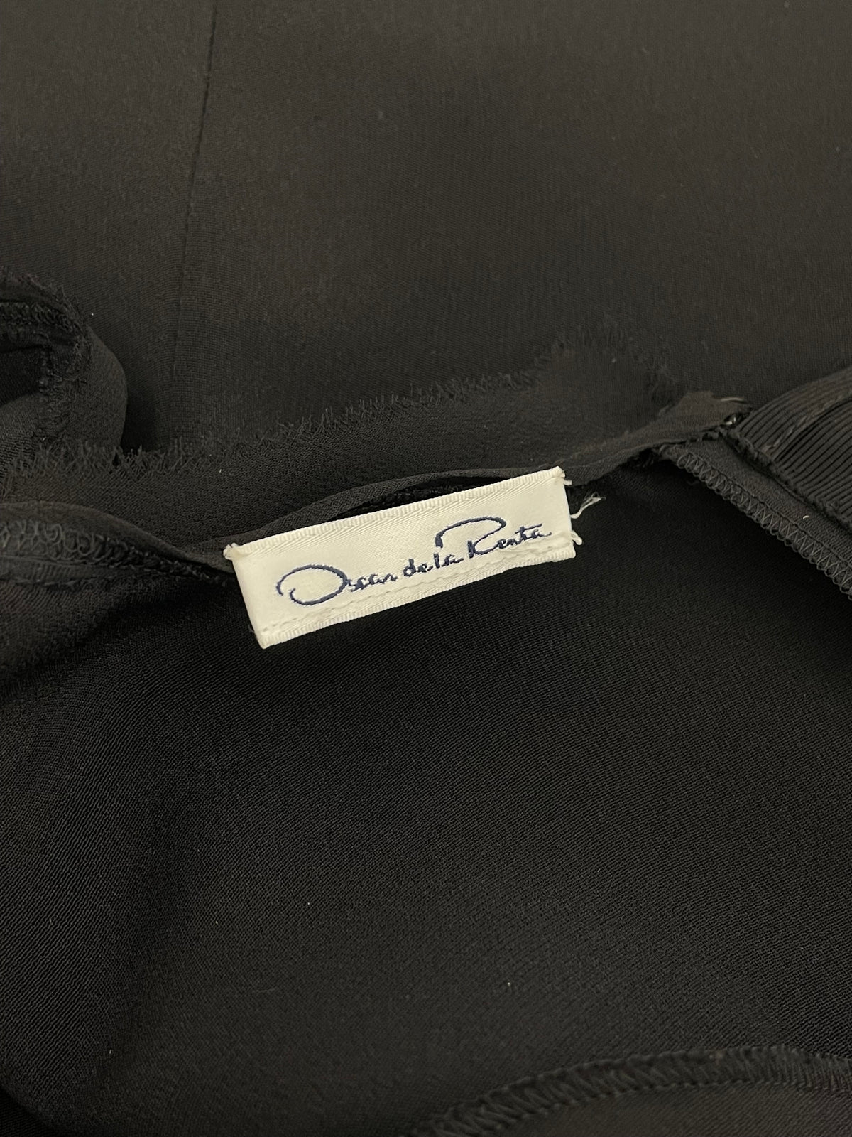 Oscar de la Renta 2000's Bias cut silk dress
