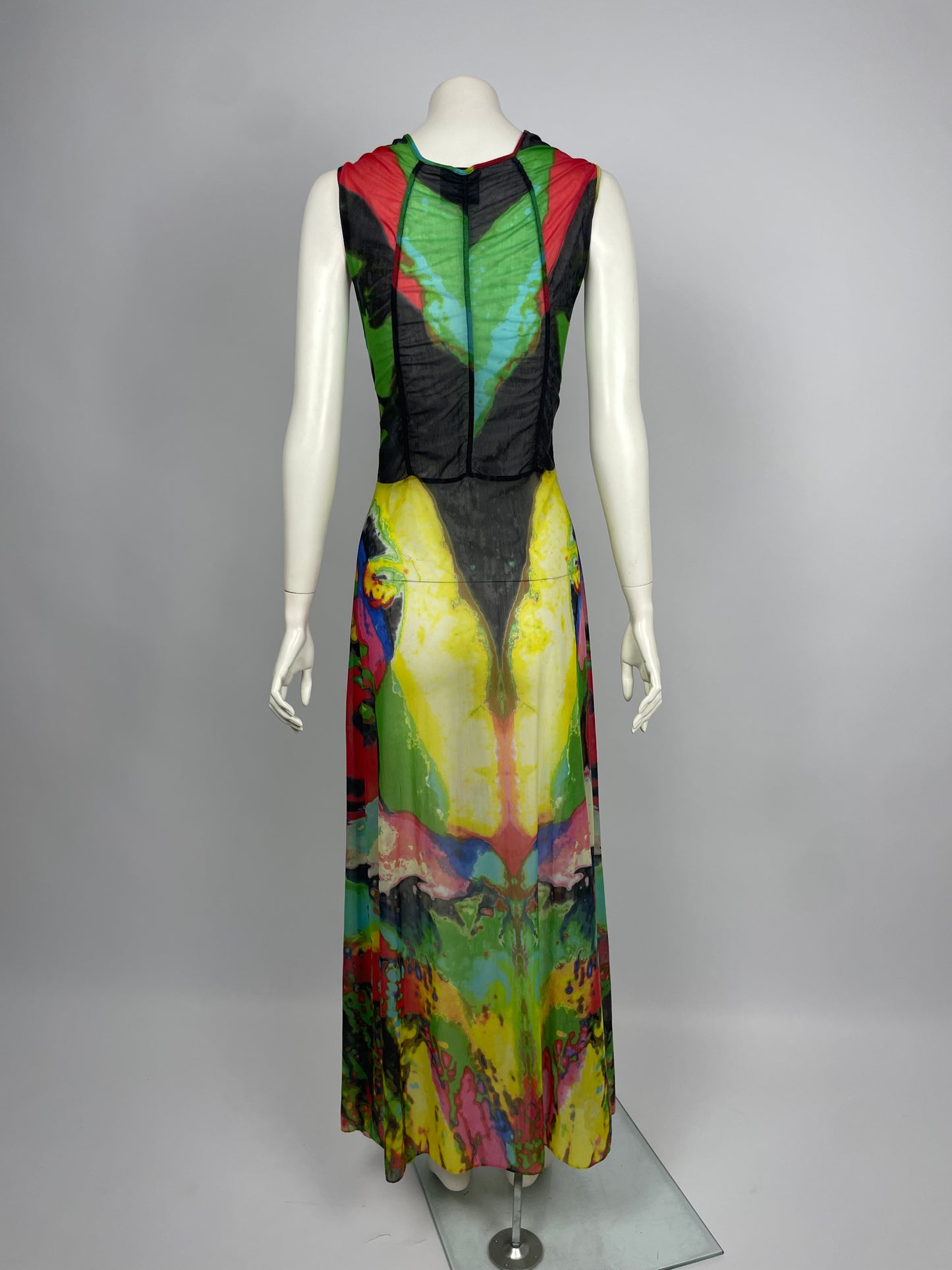 Jean Paul Gaultier S/S 2000 maxi mesh dress