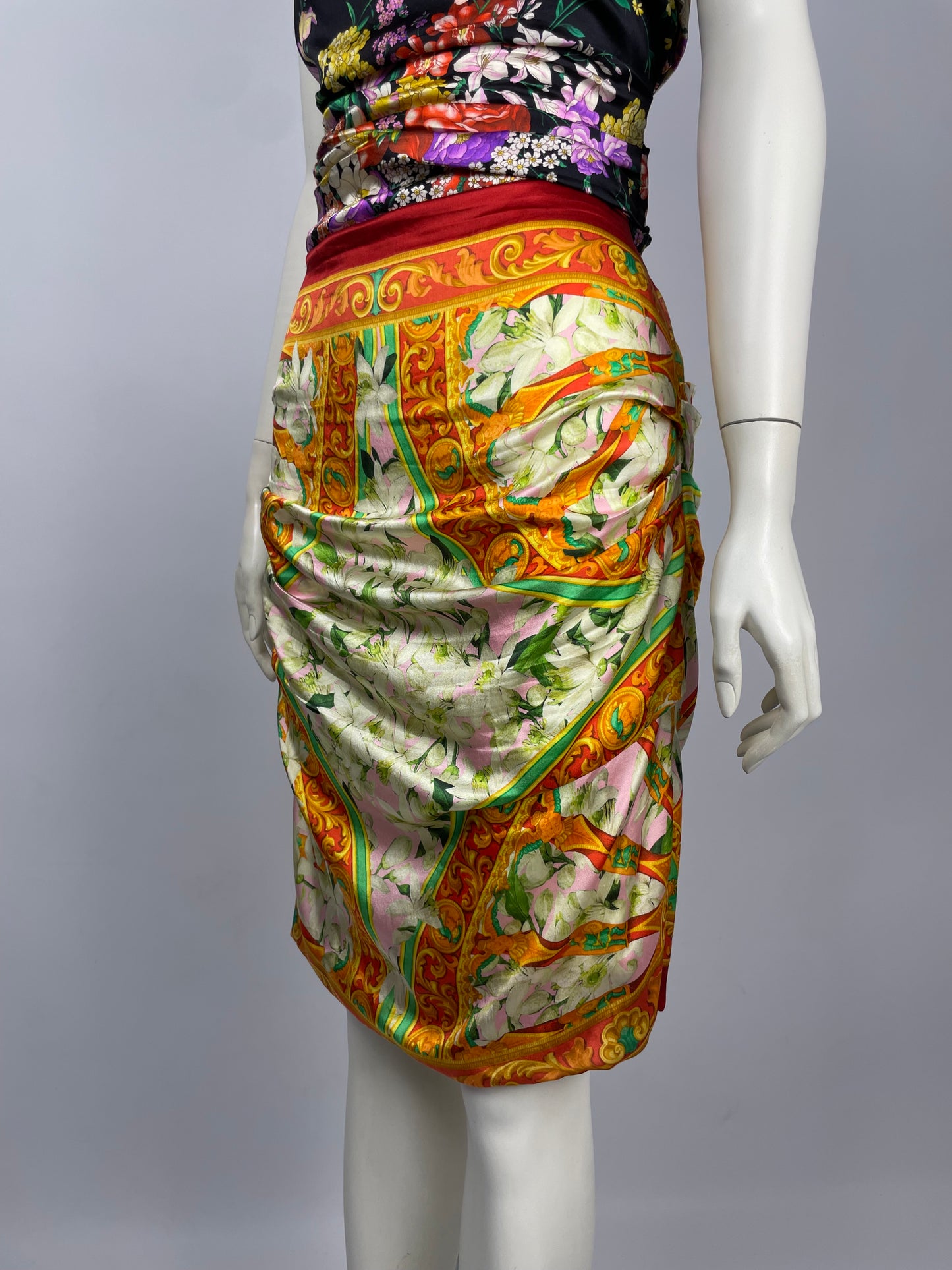 Dolce Gabbana Flower Print Dress