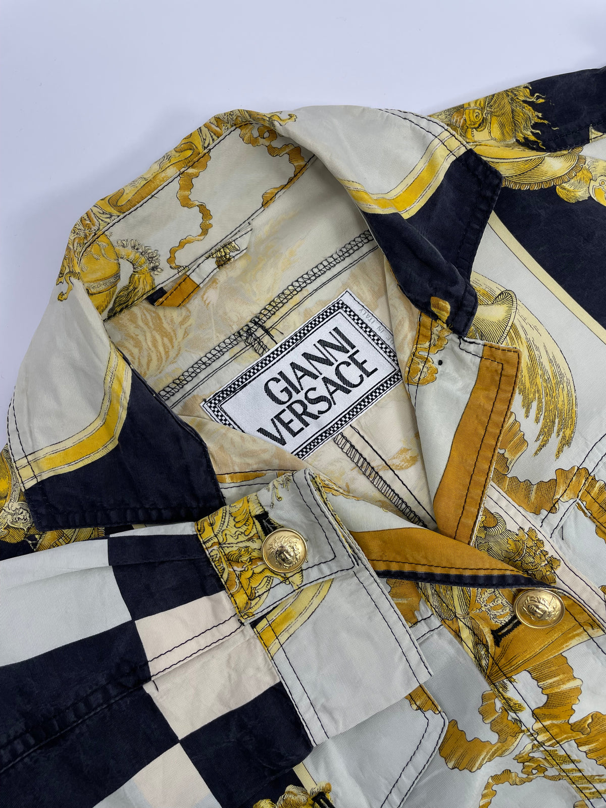 Gianni Versace S/S 1992 Barroque print jacket