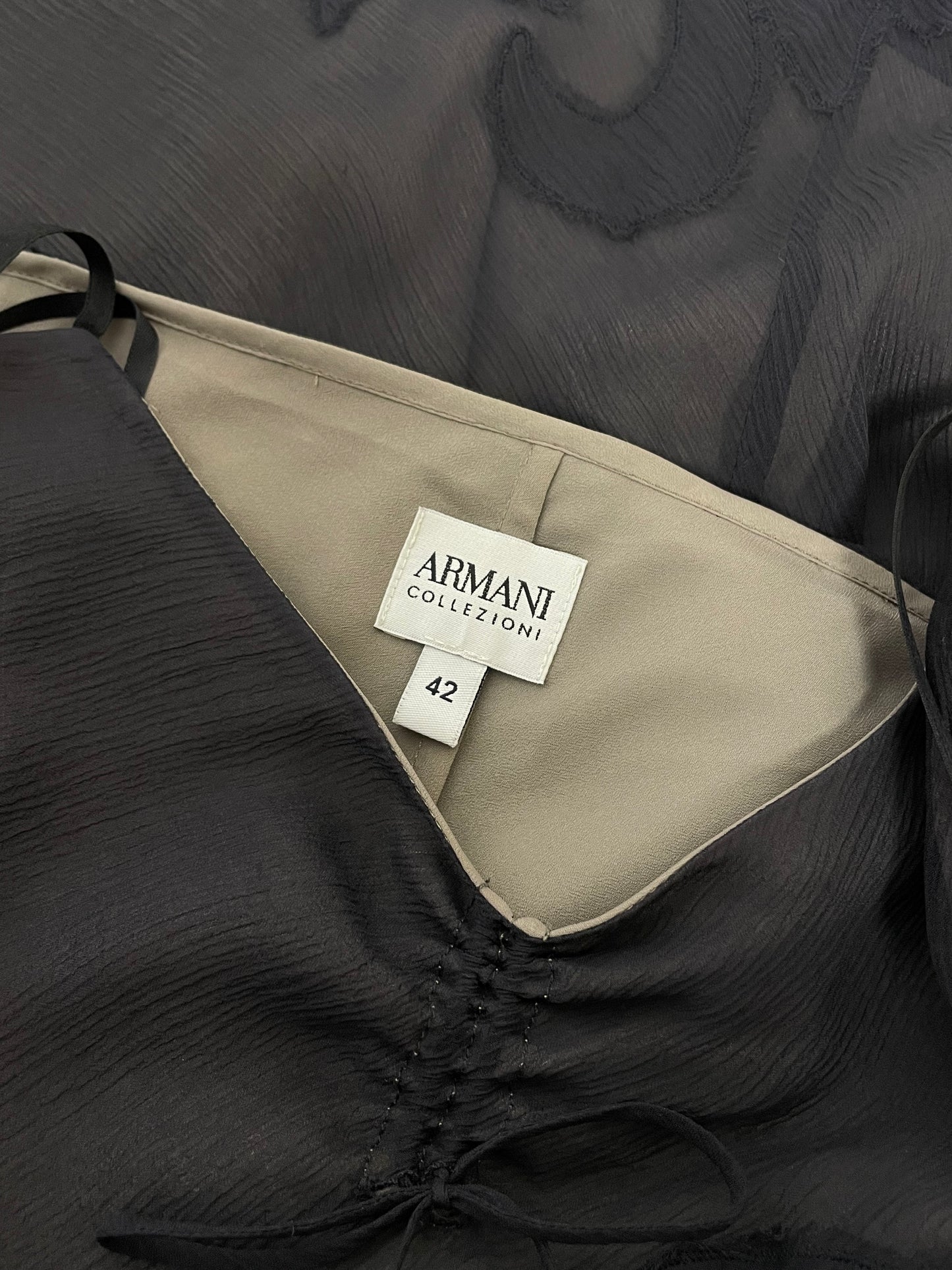 Armani 2000’s double layer dress.