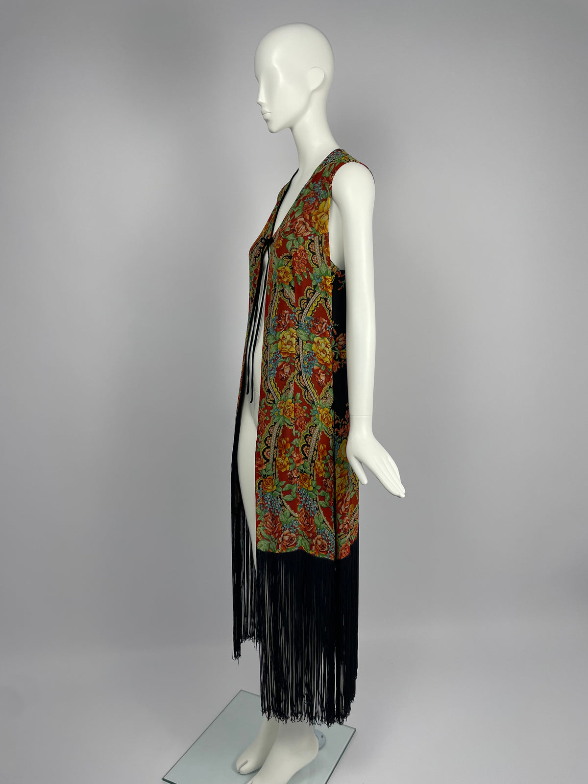 Dolce & Gabbana F/W 1993 fringes cardigan dress