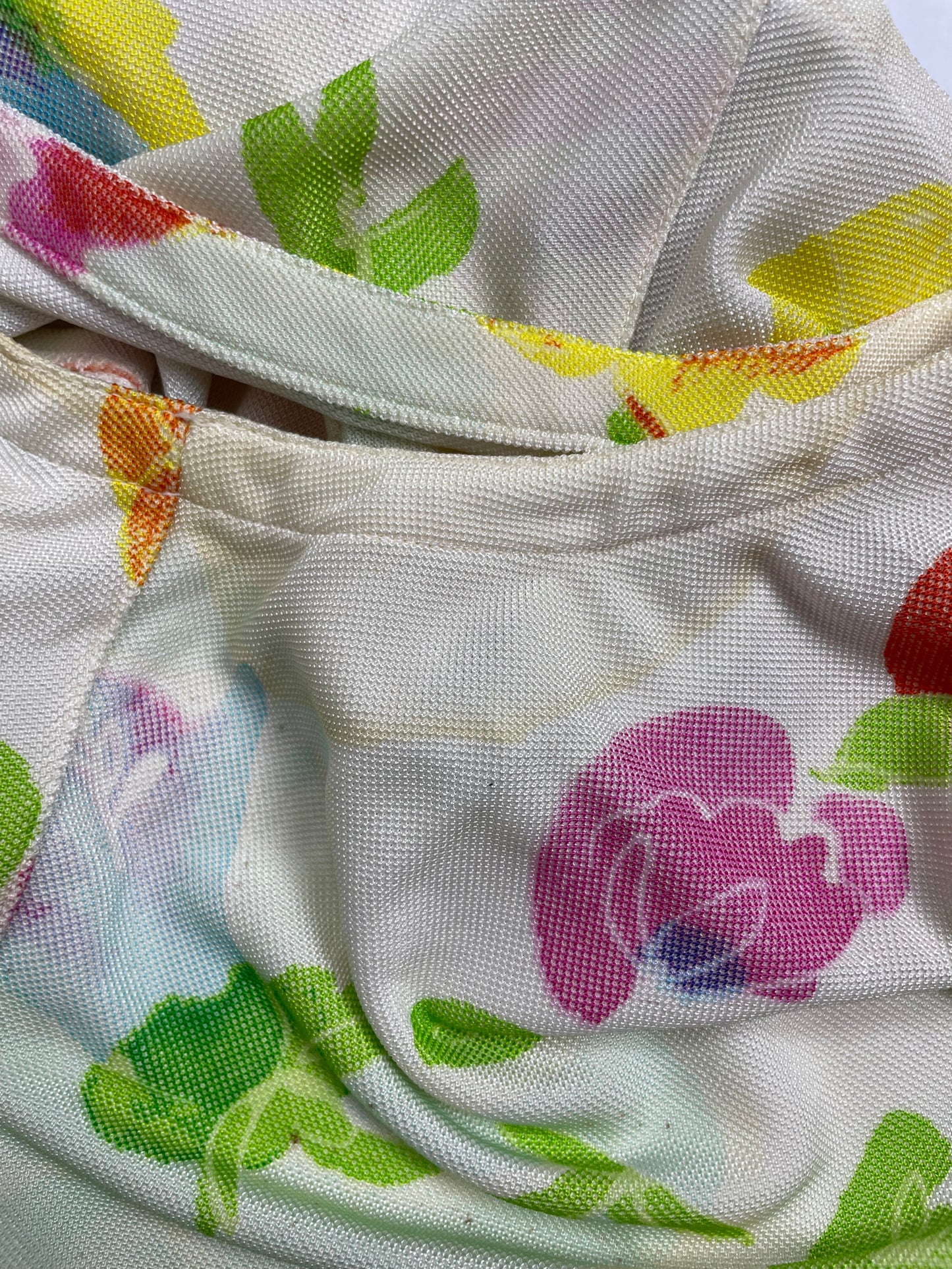 Gianni Versace Couture S/S 1996 Flower Print Top