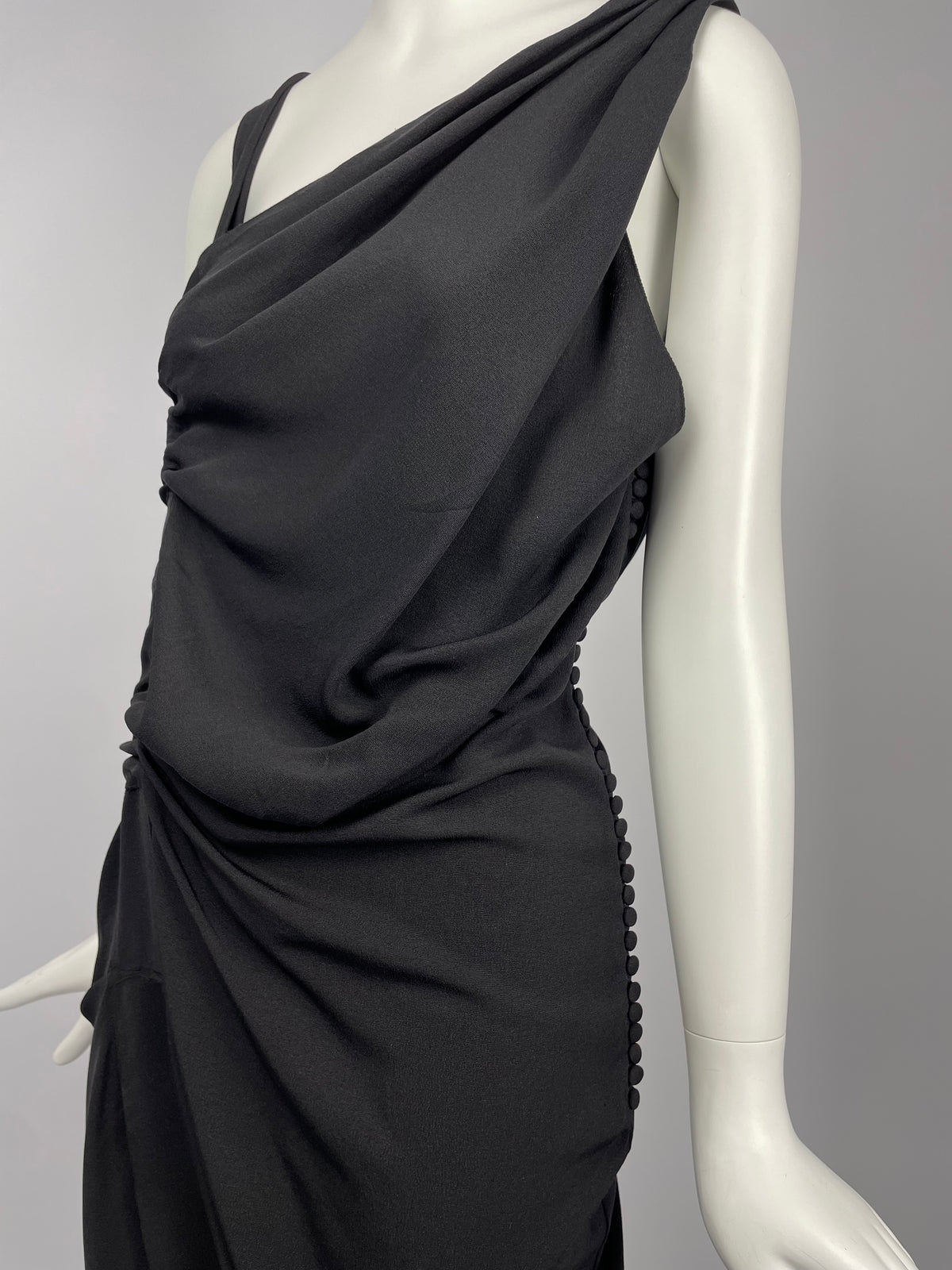 Dior by John Galliano F/W 2006 Asymmetrical Silk Dress