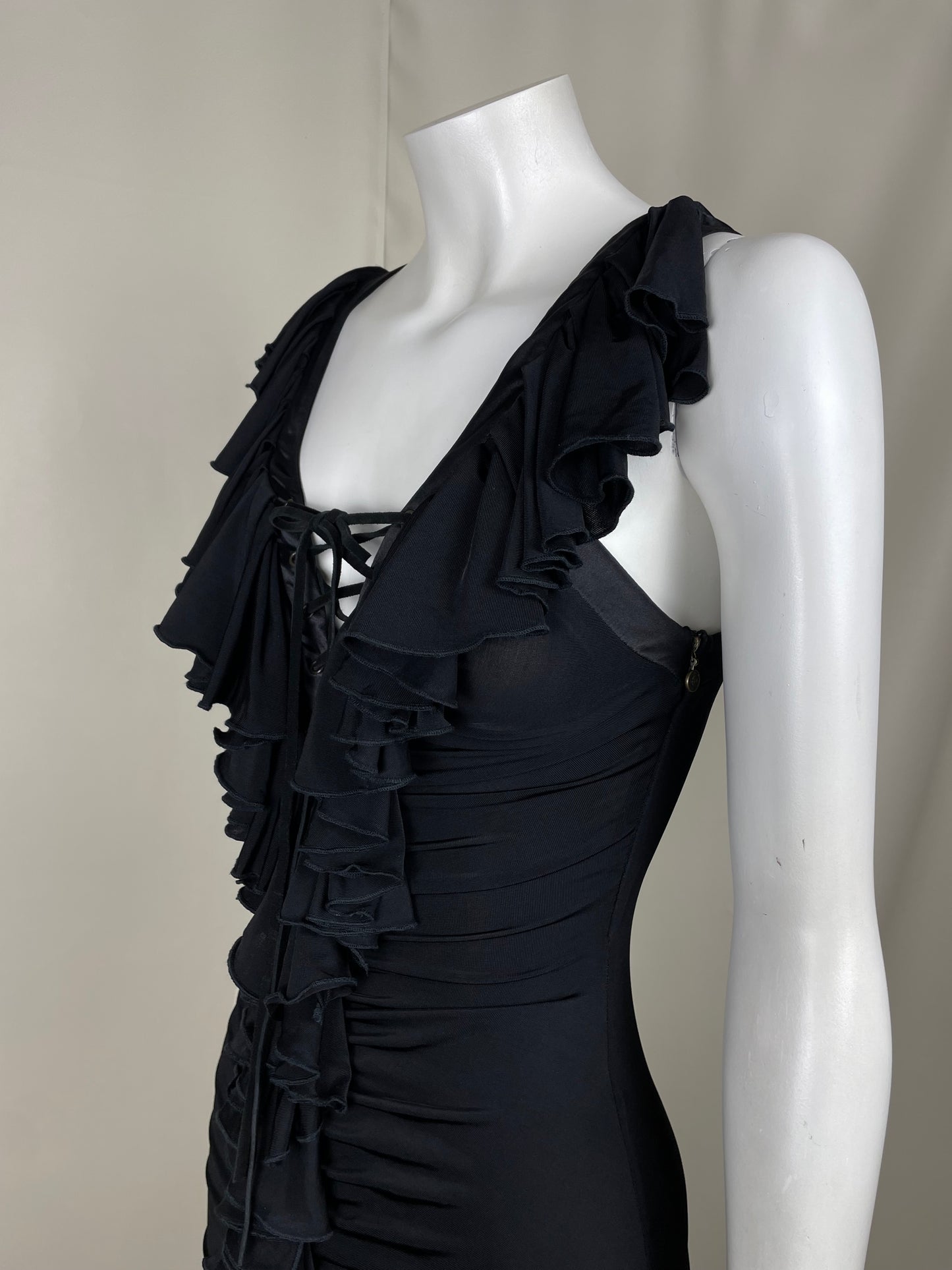 Roberto Cavalli Ruffled Dress (S)