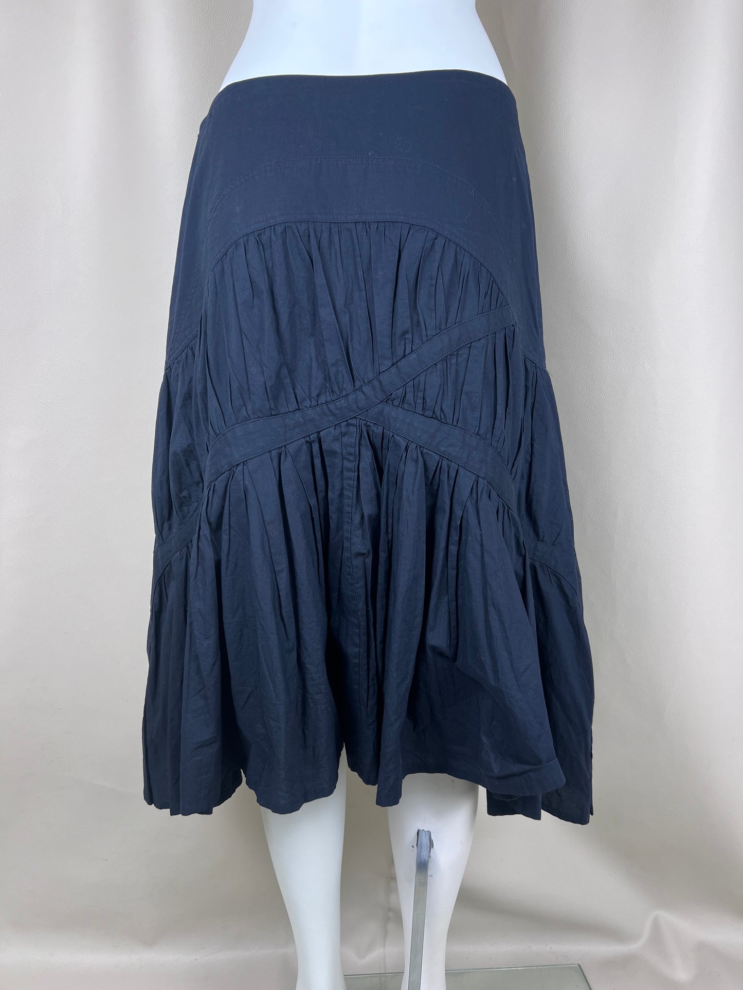 Issey Miyake mid 2000’s flared midi skirt (M)