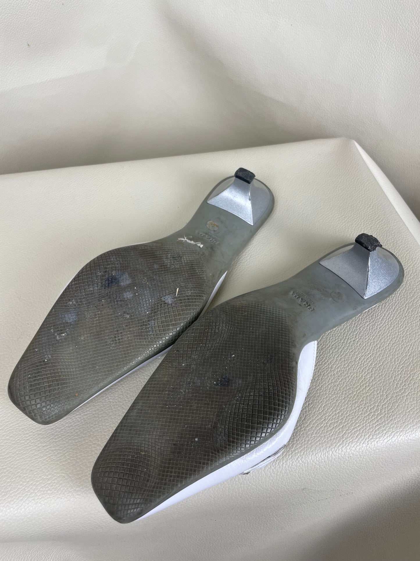 Prada 2000’s Kitten Heel Sandals (37)