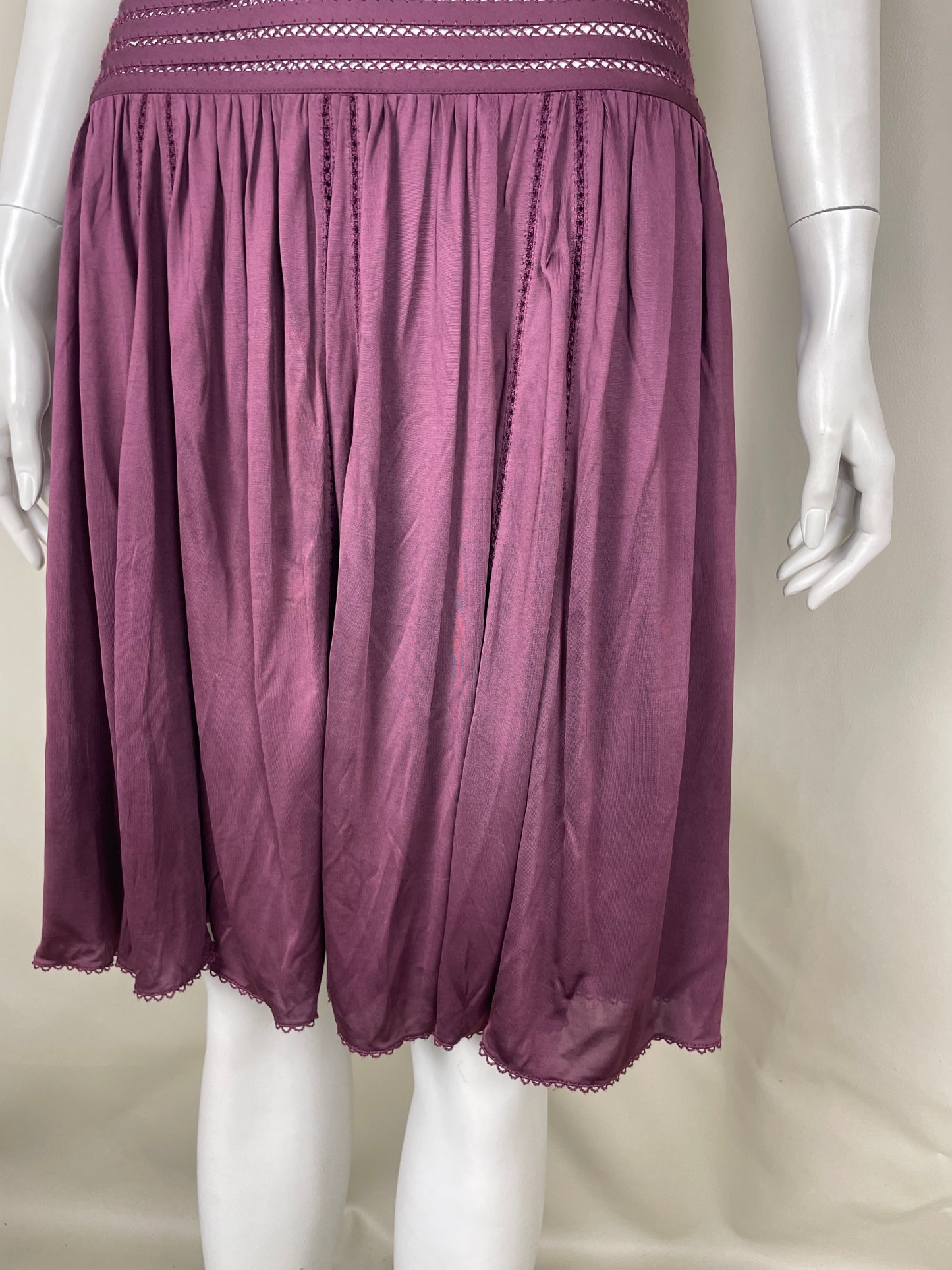 Louis Vuitton Silk Heavyweight Skirt (L)