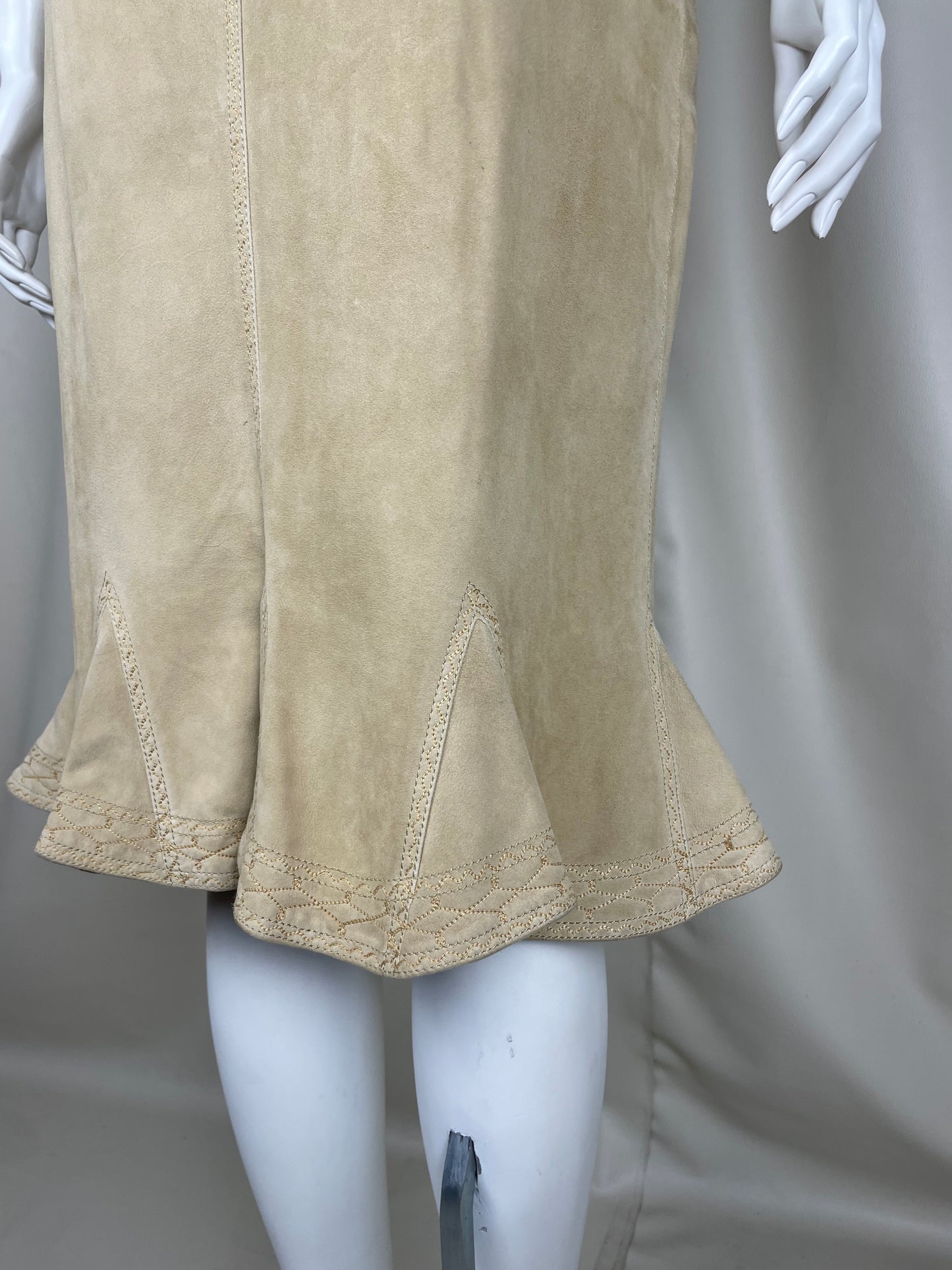 Dior by Galliano S/S 2005 Swede Skirt (L)