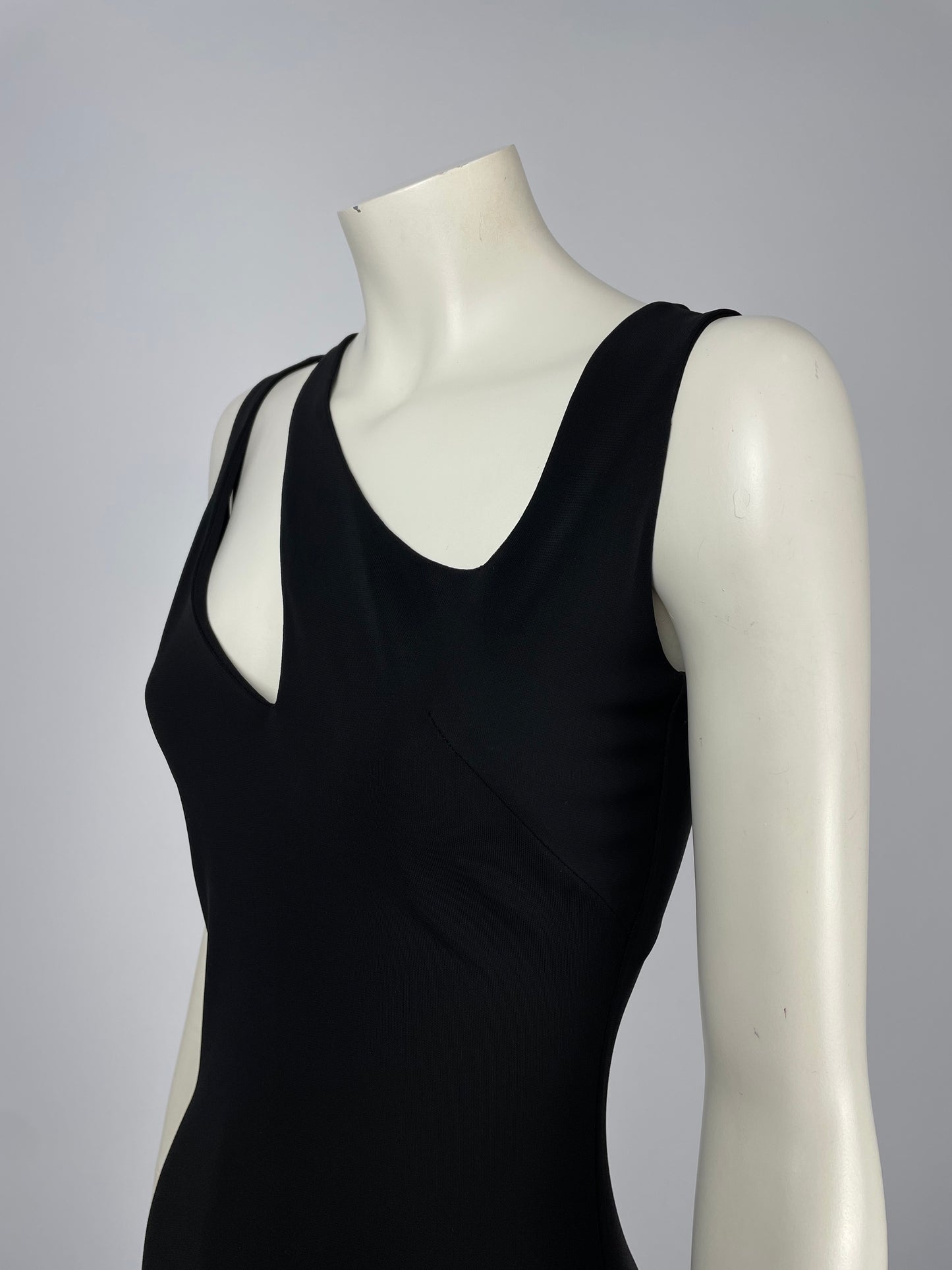 Plein sud 1990’s open neckline mini dress