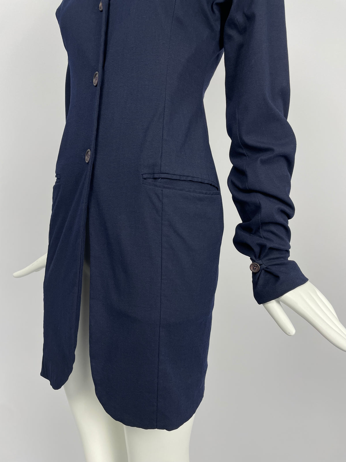 Dolce & Gabbana early 1990's Elastic corduroy coat