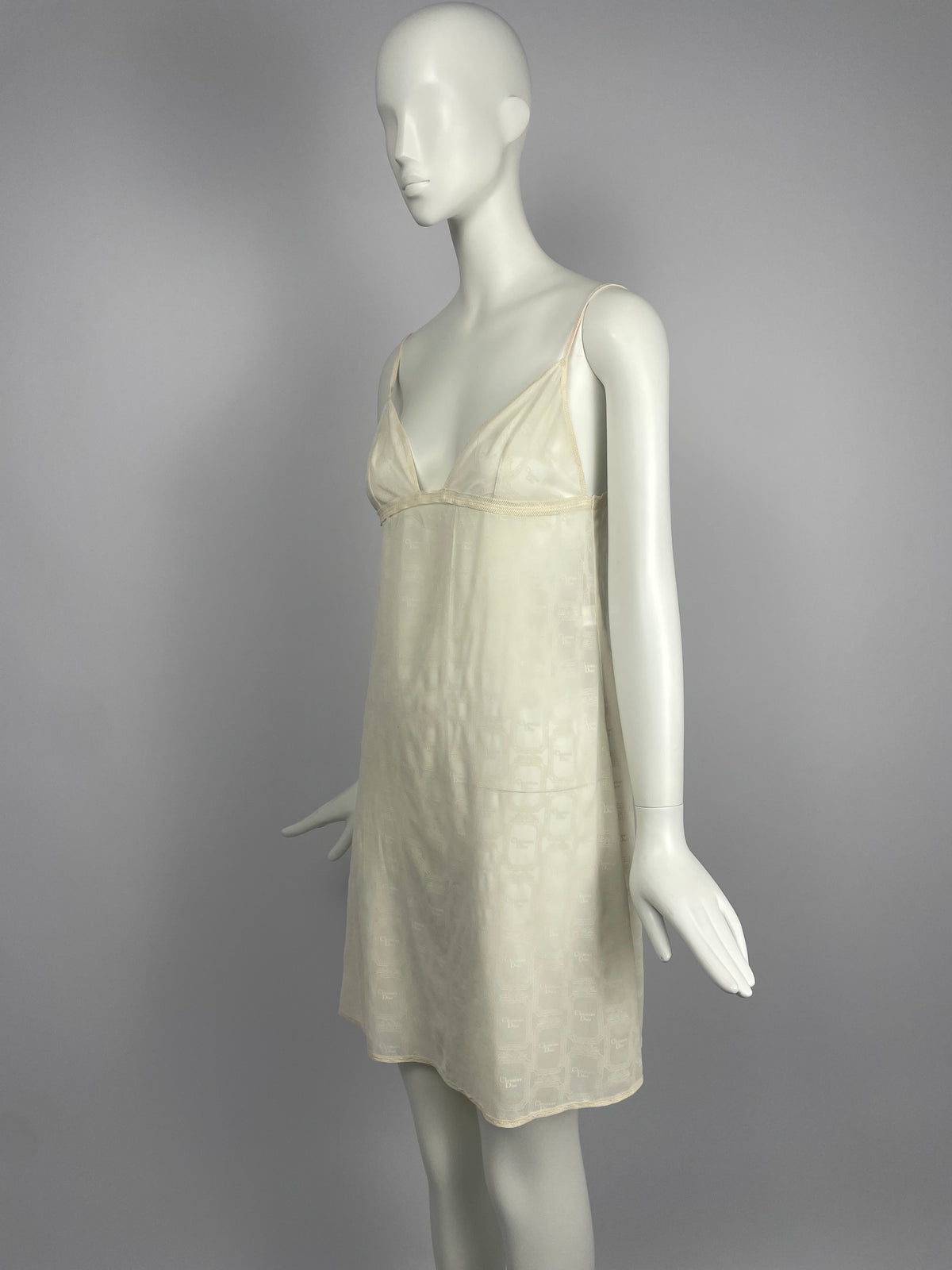 Dior 1990's Lingerie see trough dress