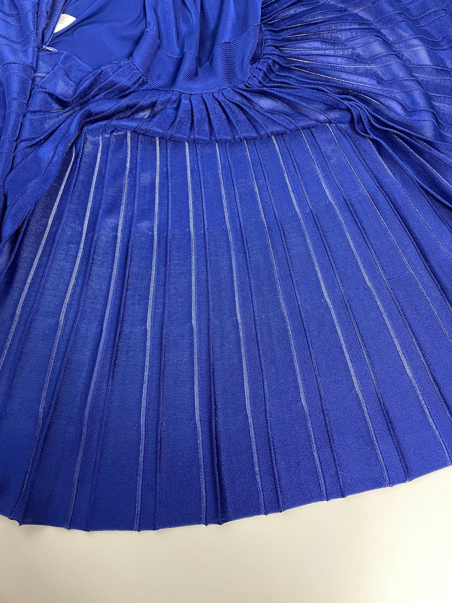 Dior cruise 2012 heavy knit pleated dress.