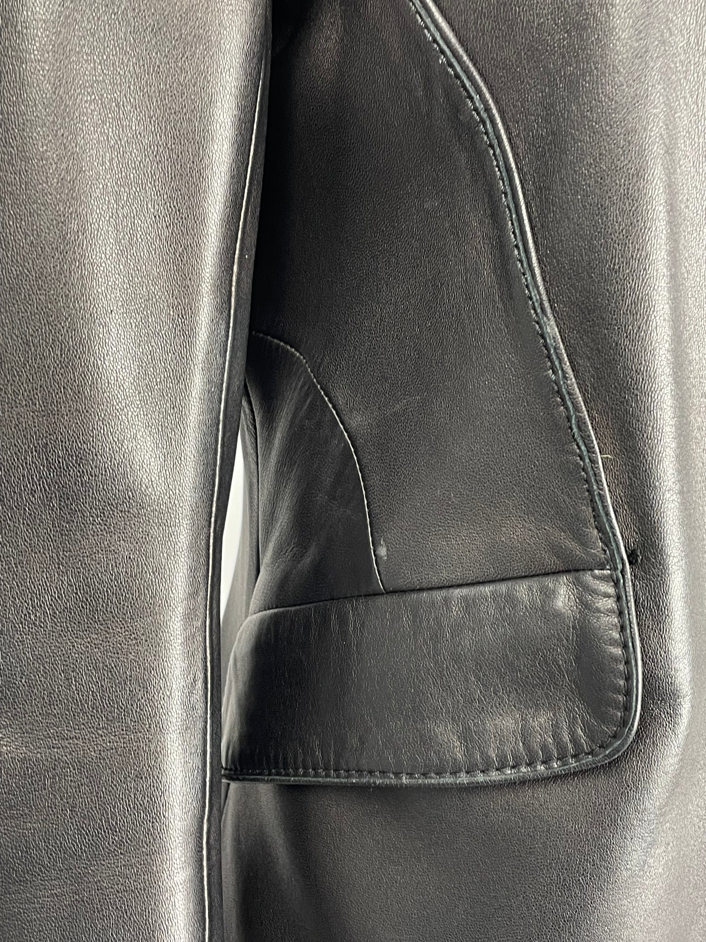 Roberto Cavalli F/W 2004 leather studded jacket. &nbsp;