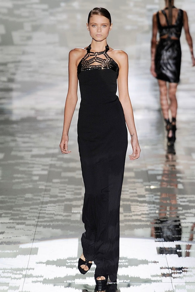 Gucci S/S 2010 metal neckline dress (S)