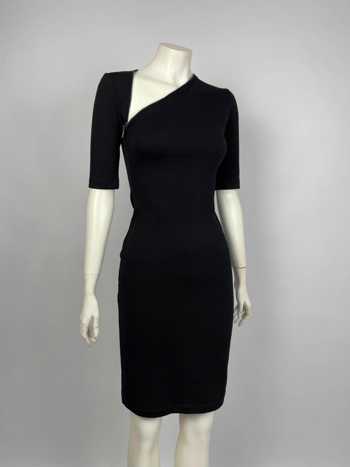 Plein Sud Asymmetrical Zipper Dress