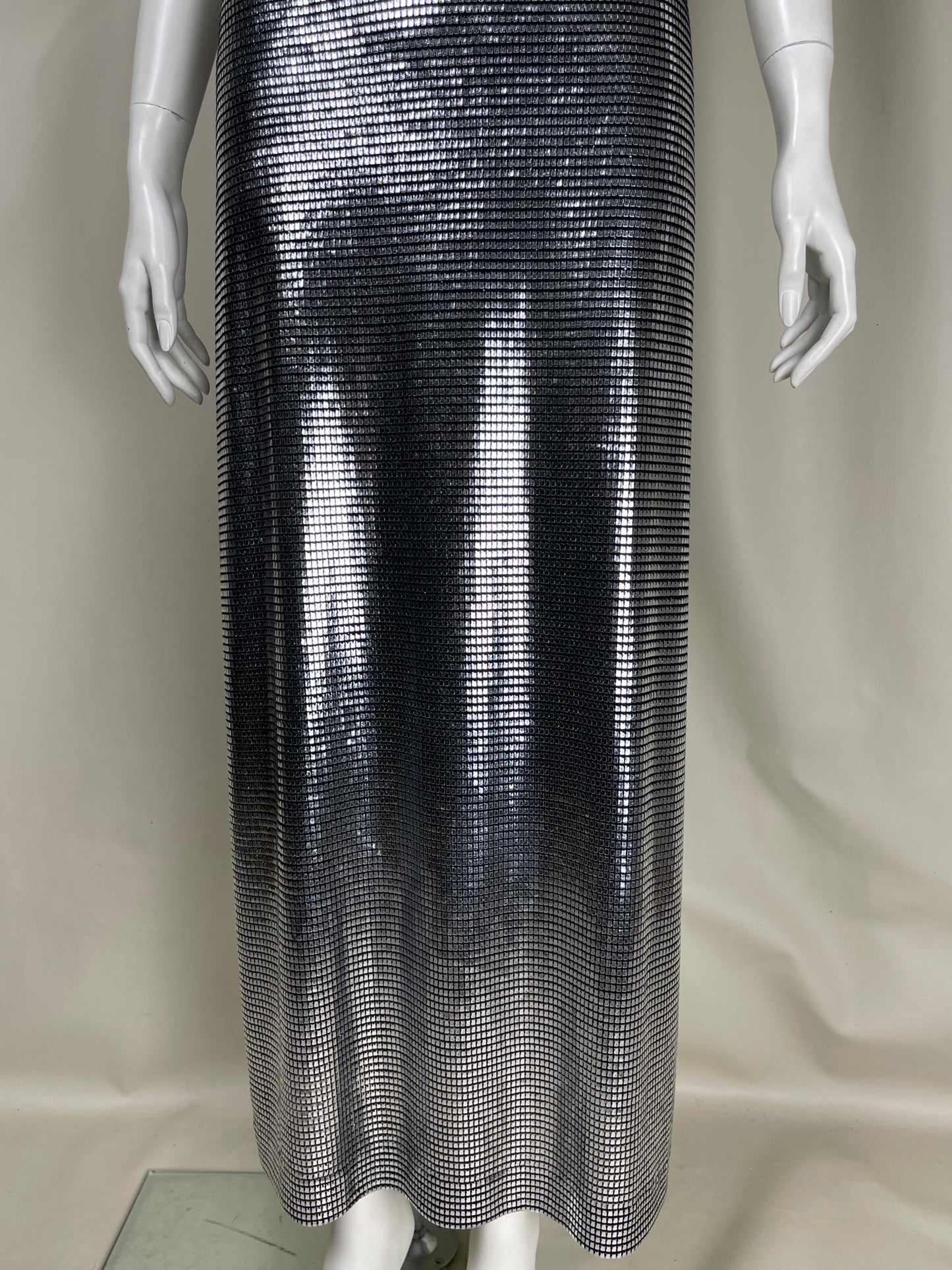 Paco Rabanne F/W 1995 Metallic Dress