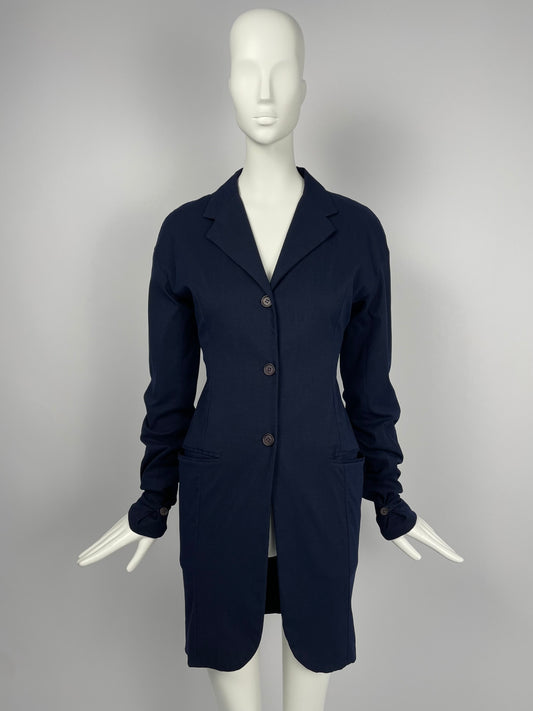 Dolce & Gabbana early 1990's Elastic corduroy coat