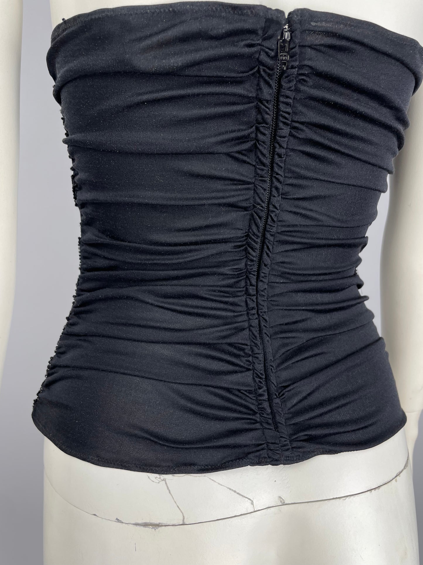 Gianni Versace Couture Sera F/W 1987 stones cups bustier
