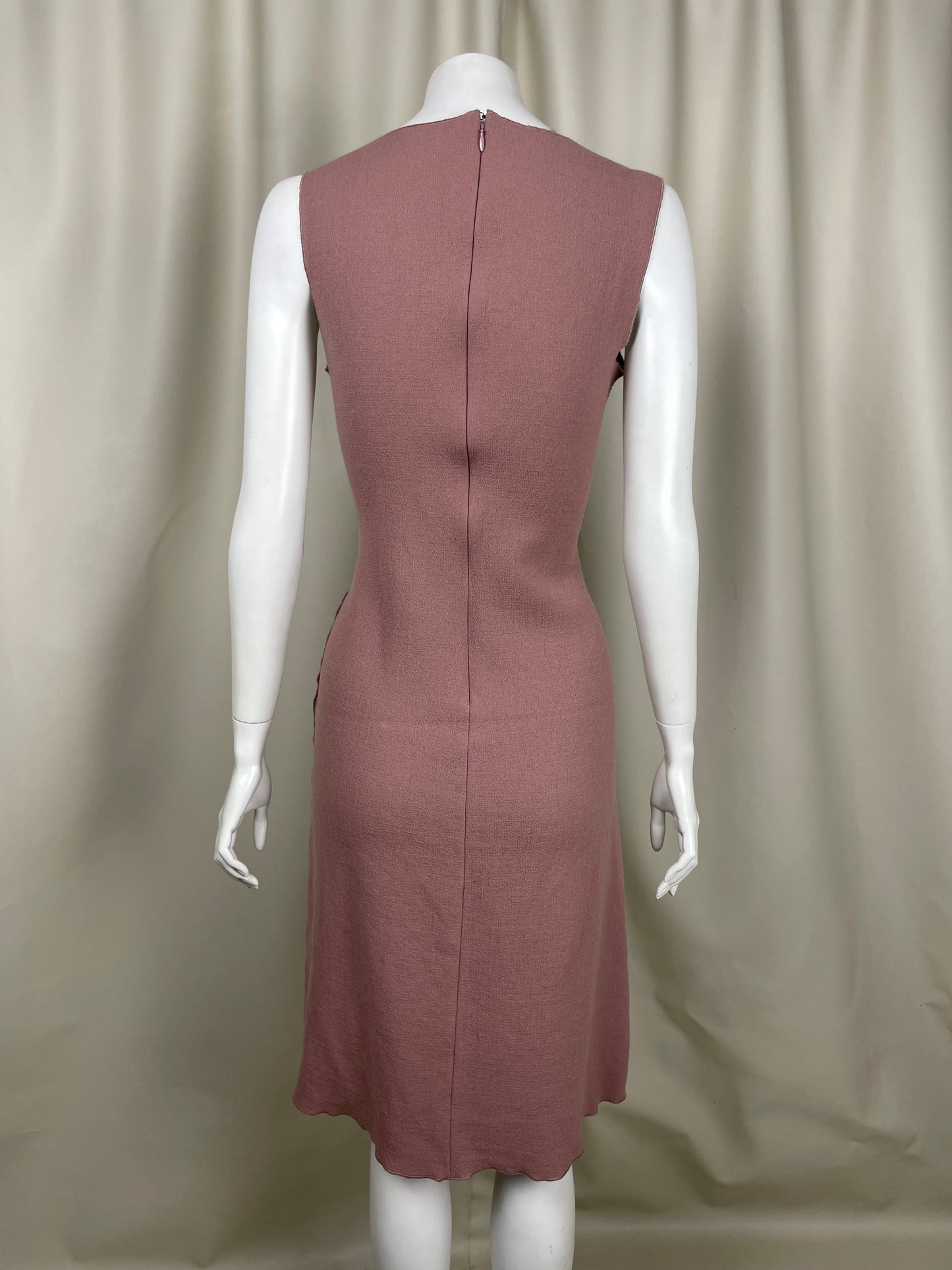 Bottega Veneta 2010’s Gathered Midi Dress (M)