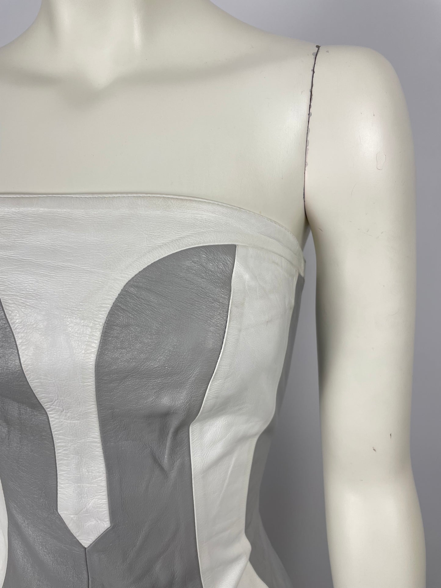 Plein Sud F/W 1991 Leather Bustier