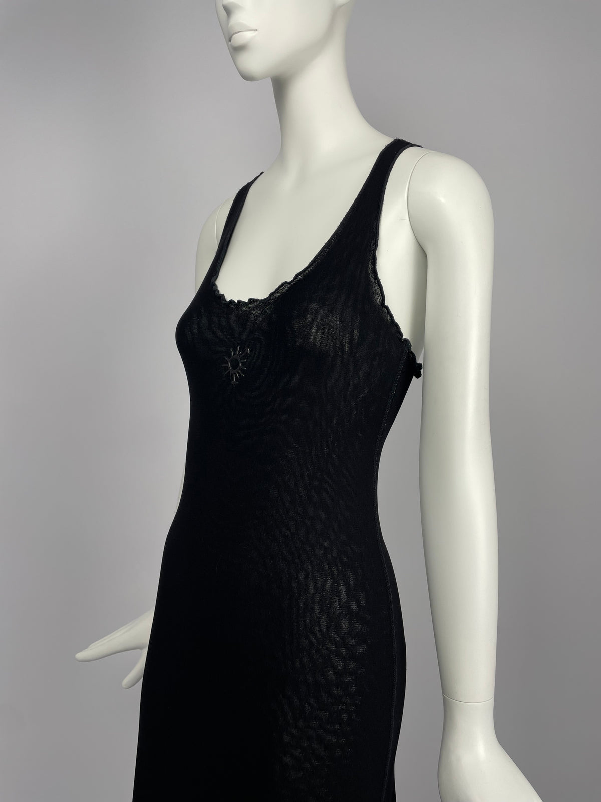 Jean Paul Gaultier maxi mesh dress
