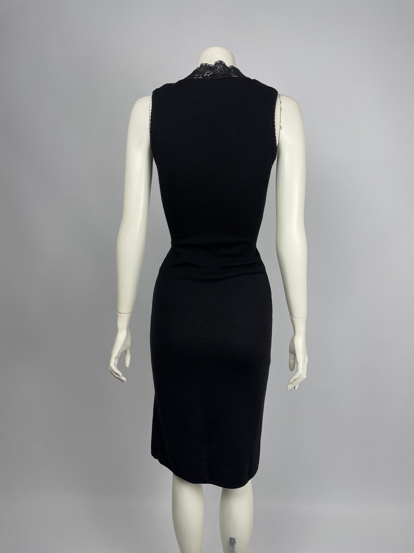 Dolce & Gabbana 2000’s Square neckline knit dress