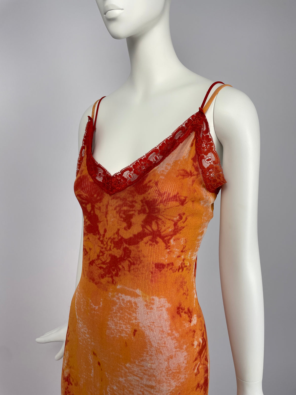 Jean Paul Gaultier 1990’s double layer mesh dress