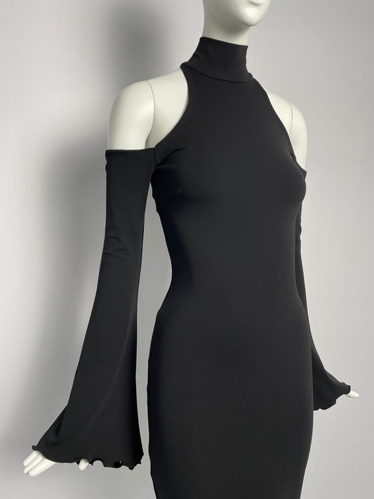 Dolce & Gabbana 1990's Open shoulder maxi dress